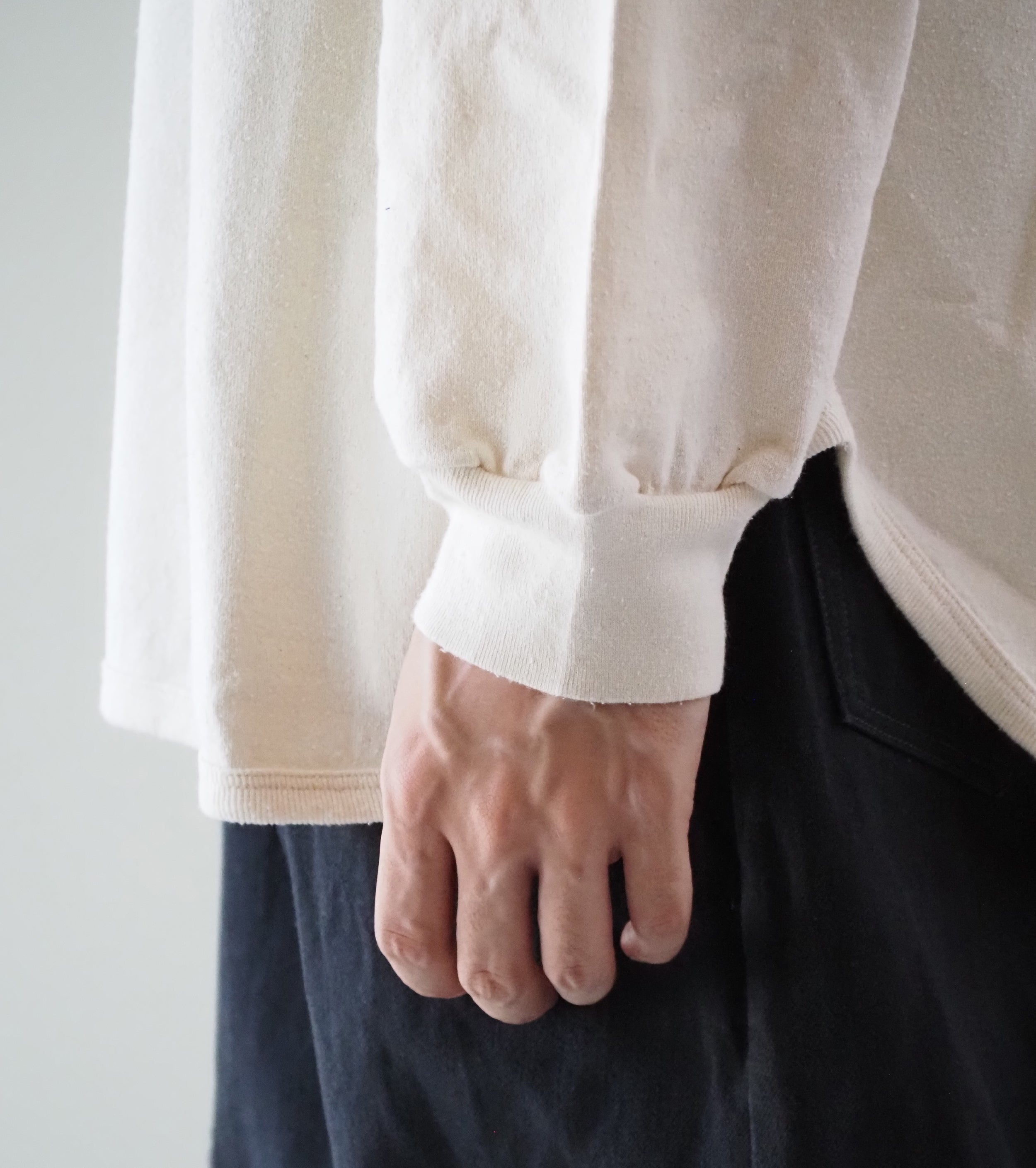 blurhms Cotton Silk Nep Baseball Henry , Ivory