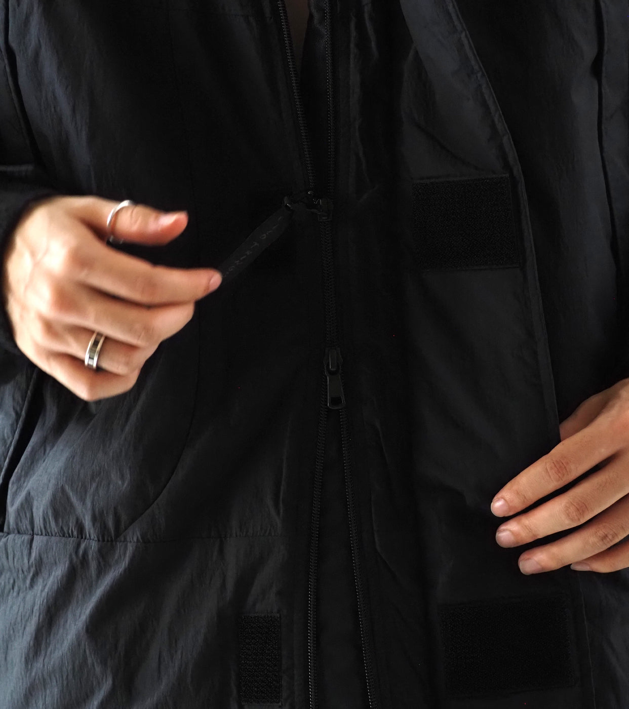 WILD THINGS モンスターパーカー タイプ2 , Black