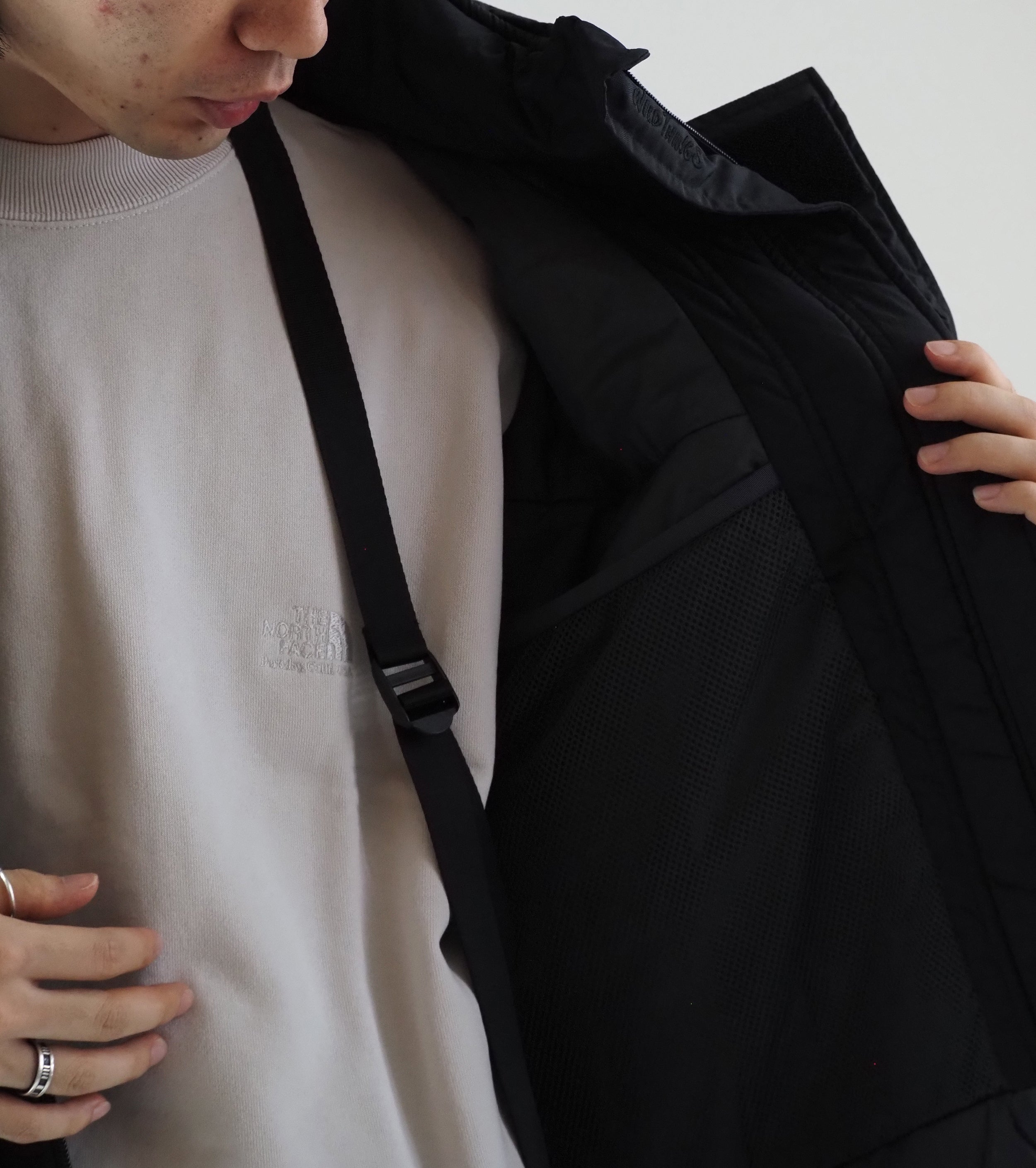 WILD THINGS モンスターパーカー タイプ2 , Black