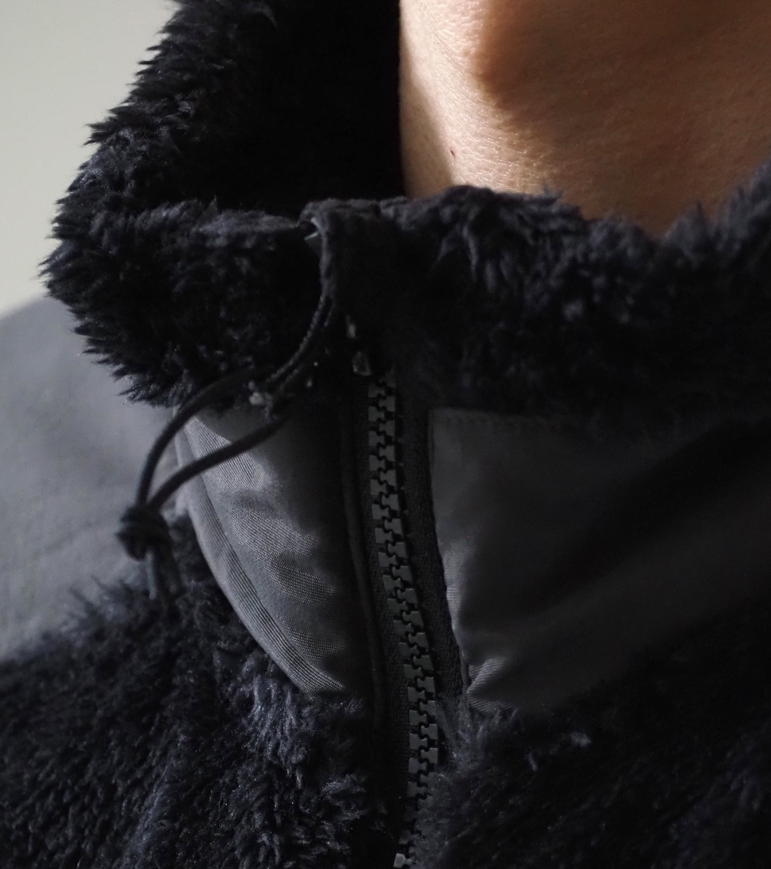 WILD THINGS LEVEL3 SHAGGY JACKET , Black