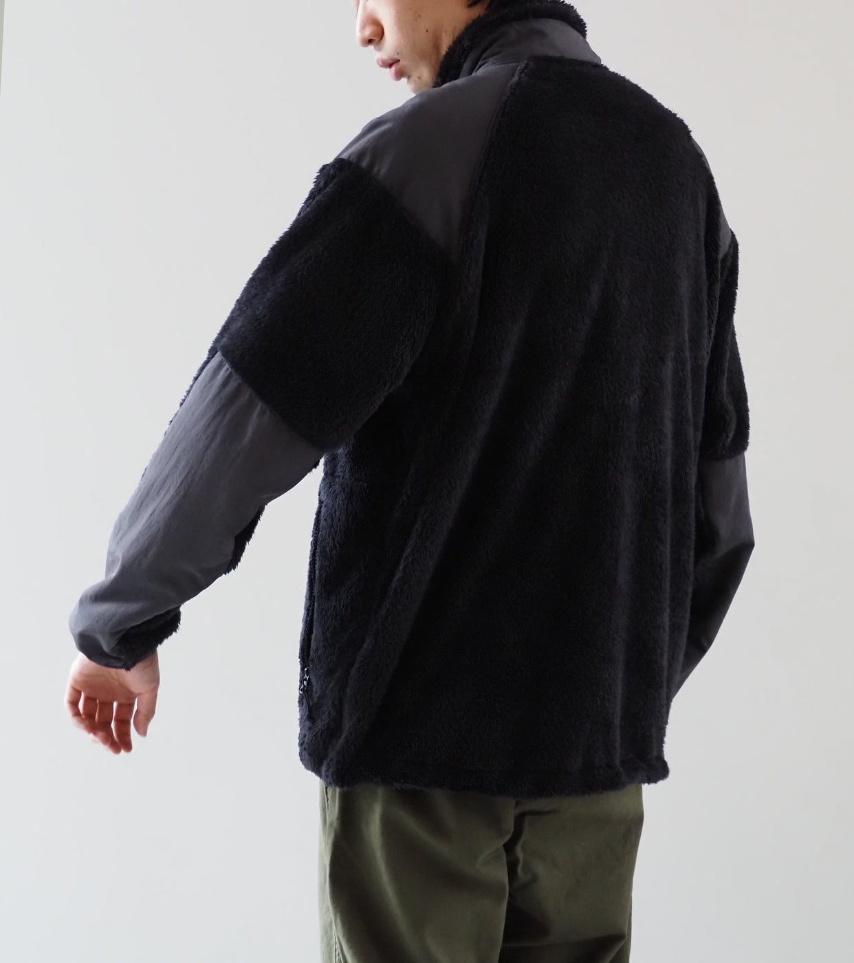 WILD THINGS LEVEL3 SHAGGY JACKET , Black