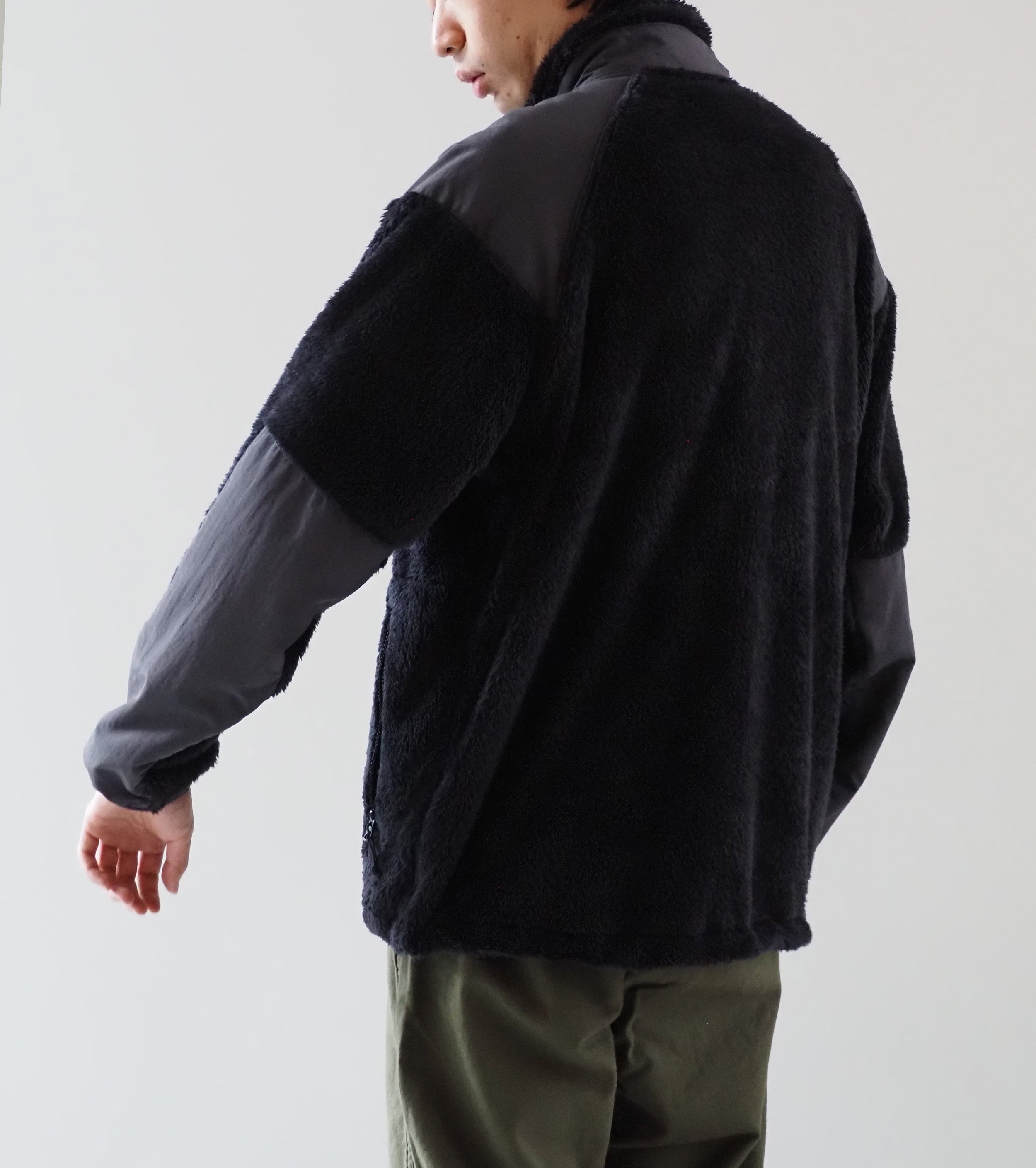 WILD THINGS LEVEL3 SHAGGY JACKET , Black