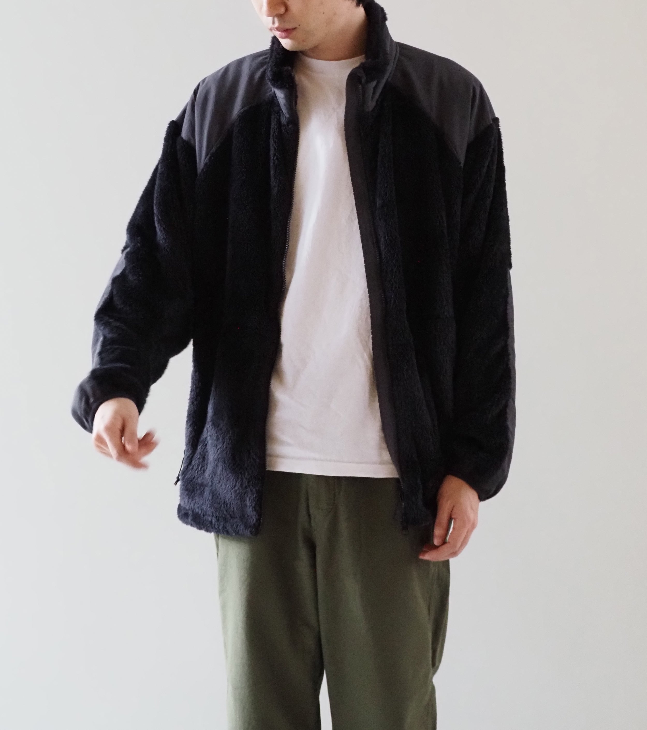 WILD THINGS LEVEL3 SHAGGY JACKET , Black