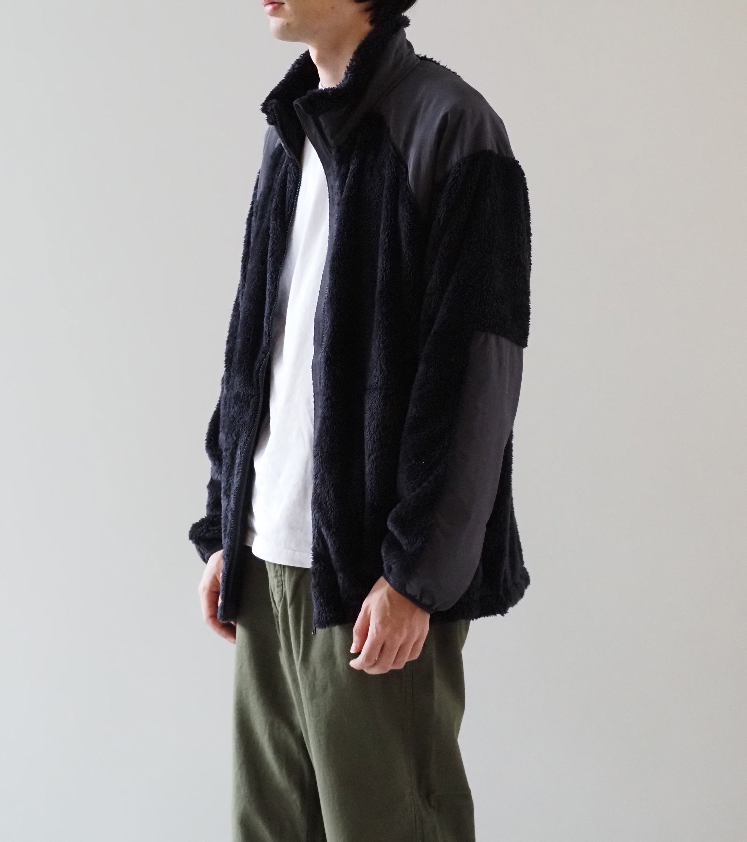 WILD THINGS LEVEL3 SHAGGY JACKET , Black