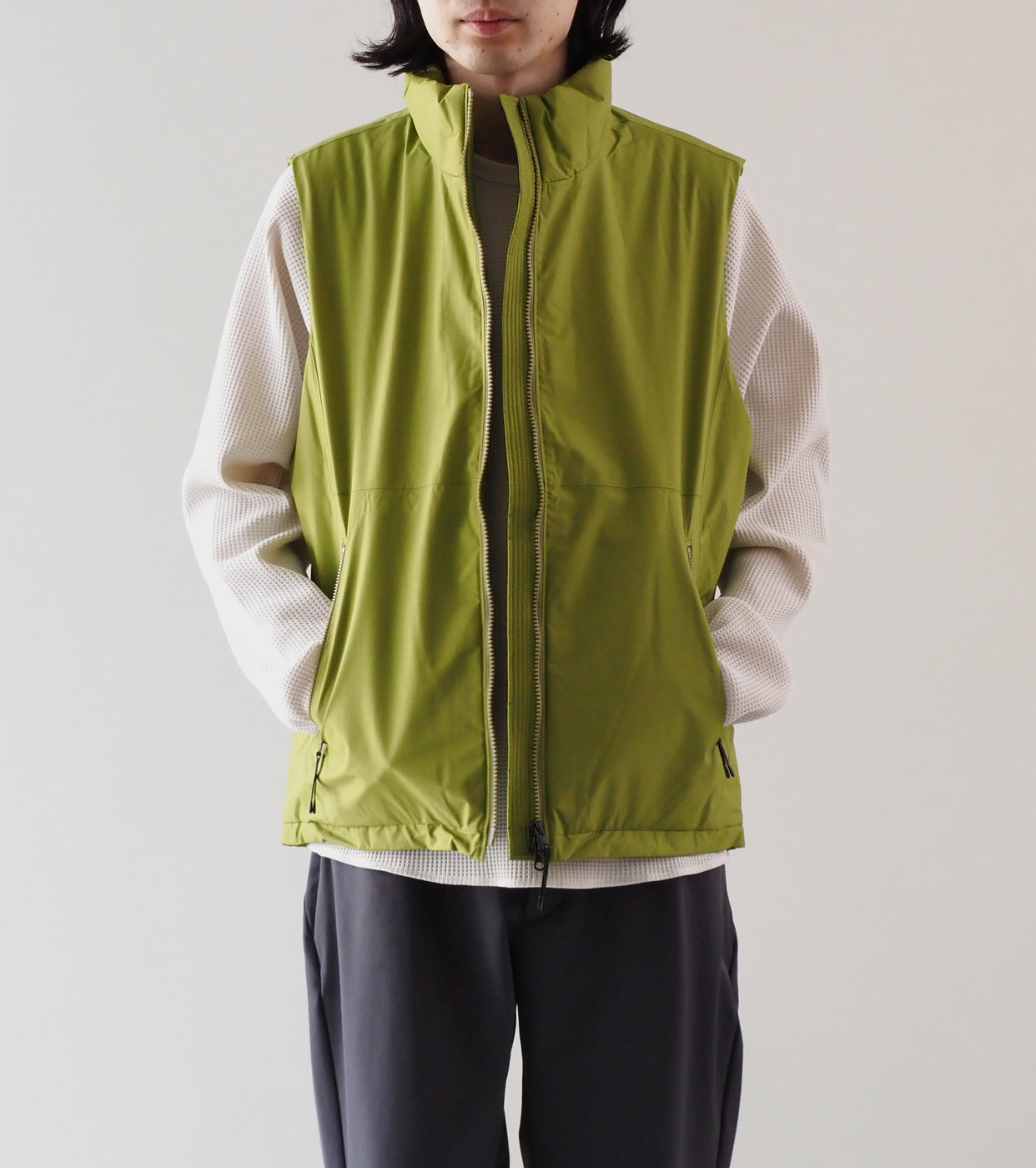 Goldwin Windstopper by GORE-TEX Labs Puffy Vest ＜UNISEX＞,  Sencha Green
