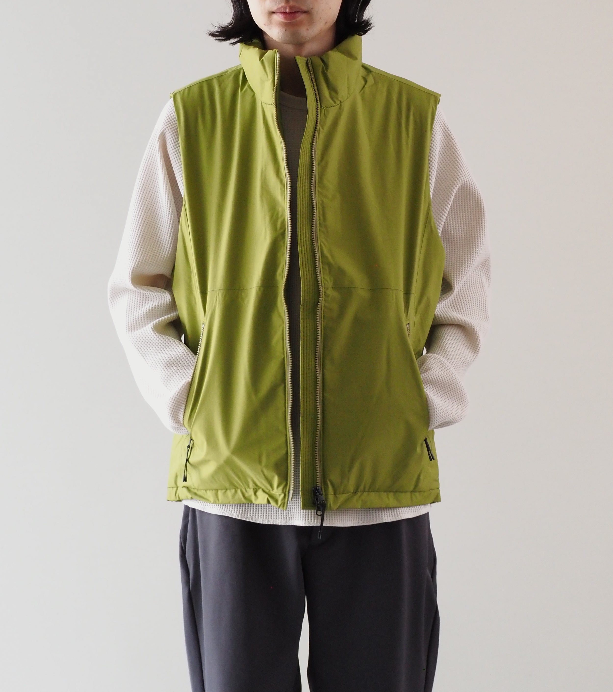 Goldwin Windstopper by GORE-TEX Labs Puffy Vest ＜UNISEX＞,  Sencha Green
