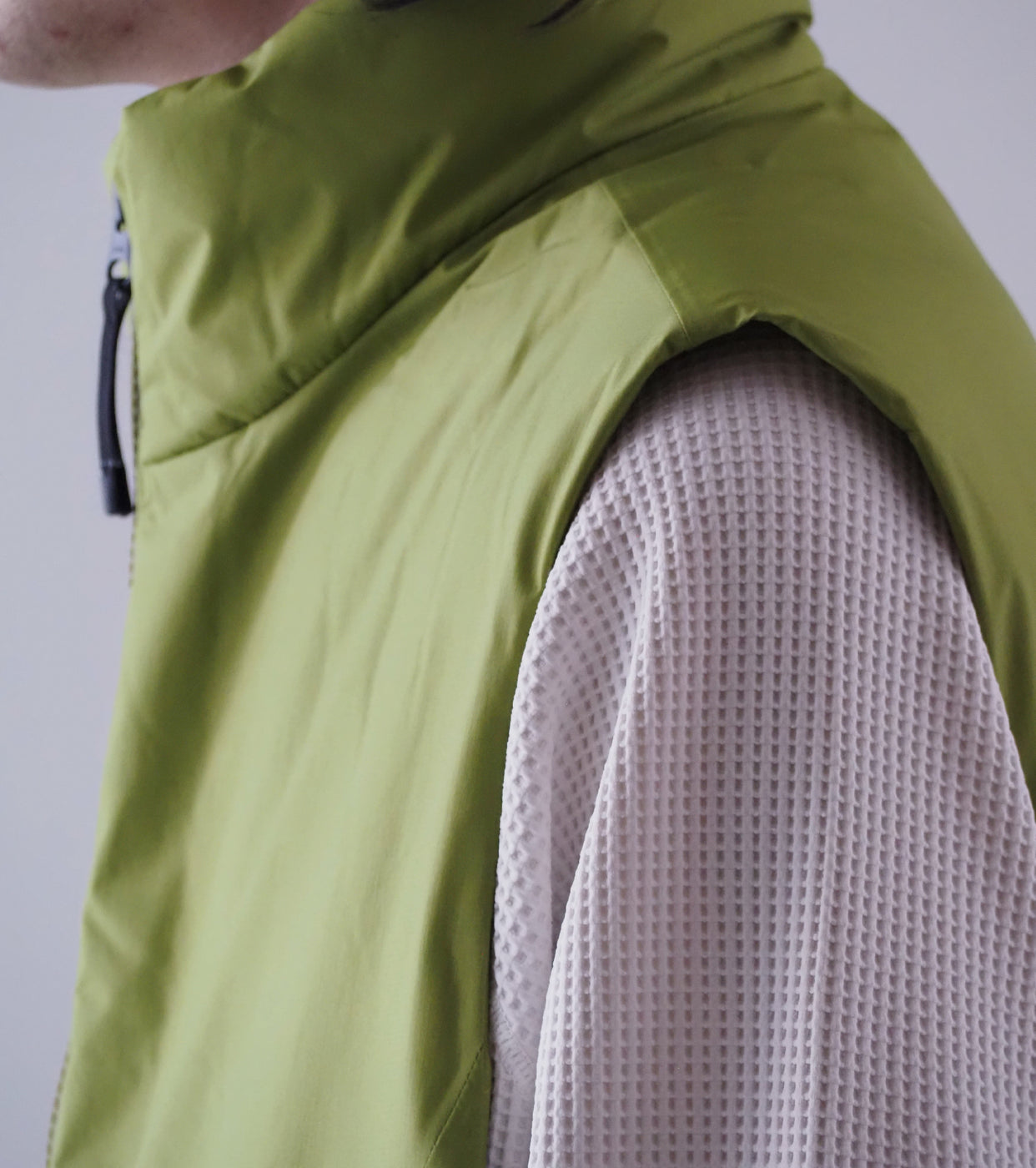 Goldwin Windstopper by GORE-TEX Labs Puffy Vest ＜UNISEX＞,  Sencha Green