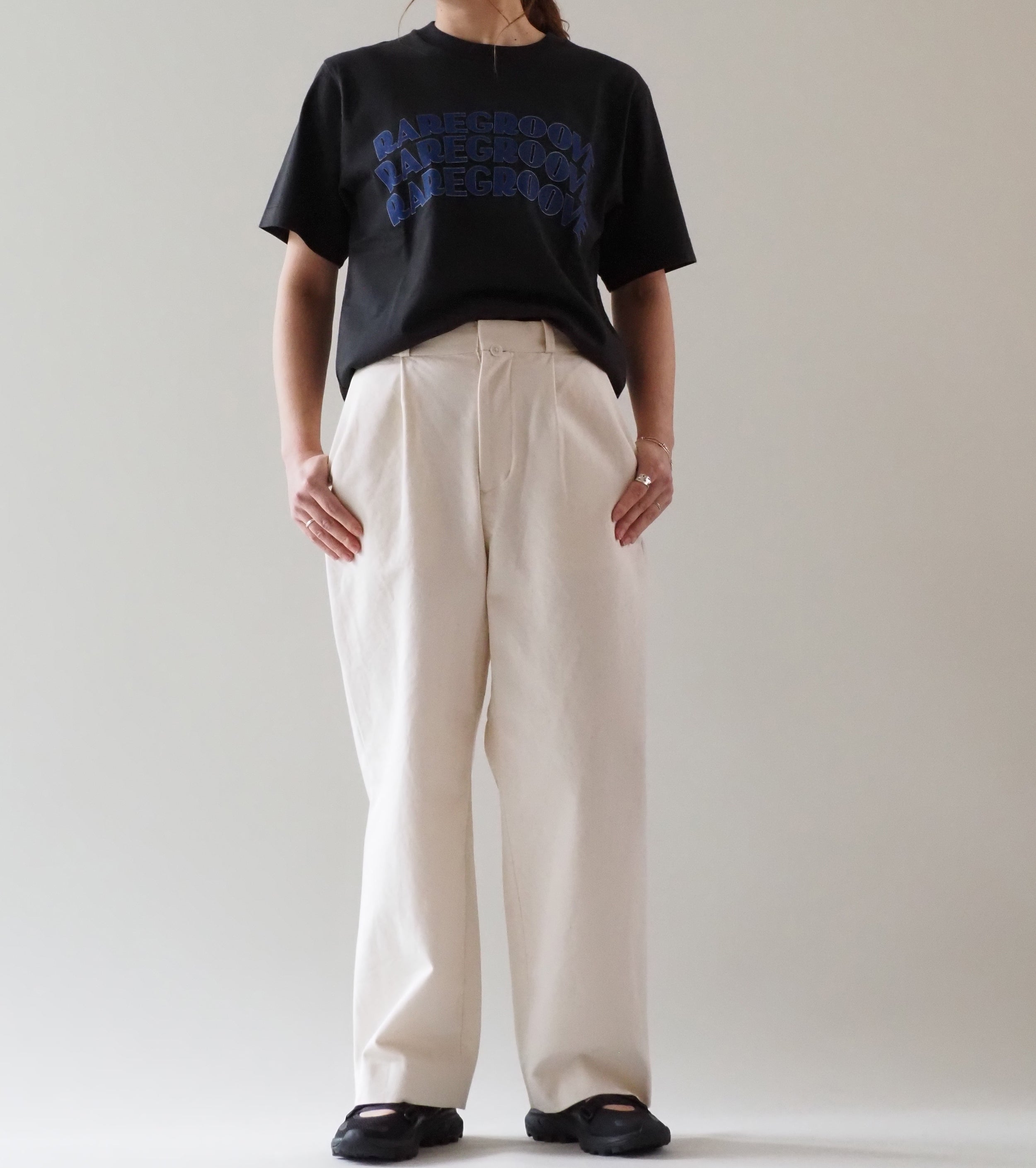 blurhms ROOT STOCK  【RAREGROOVE】プリント ティー  スタンダード  , Ink Black × Blue-PT