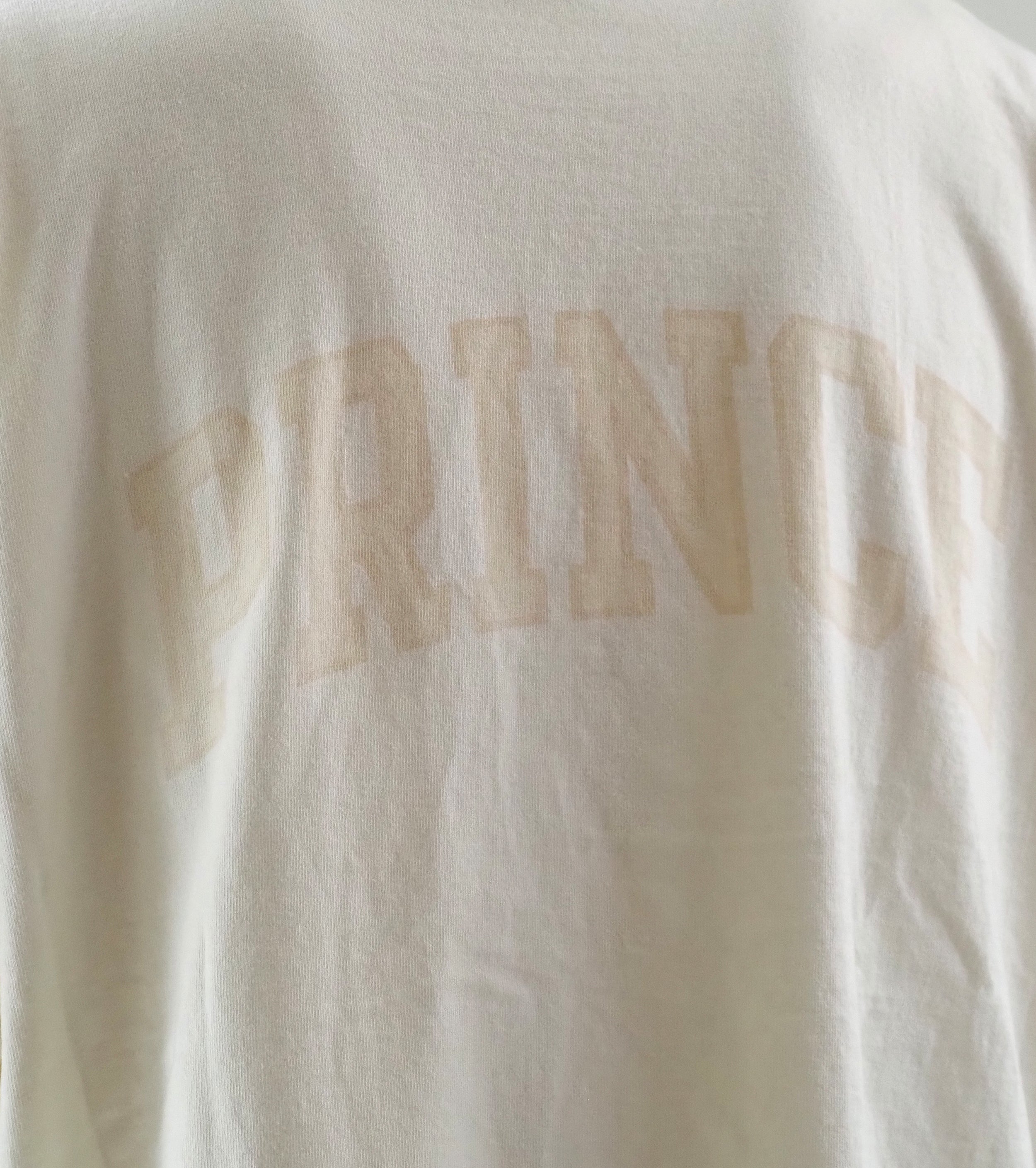 blurhms ROOT STOCK 【NOT-PRINCE】 88/12 プリント ティー ワイド , Ivory × Fade/  Bage-PT