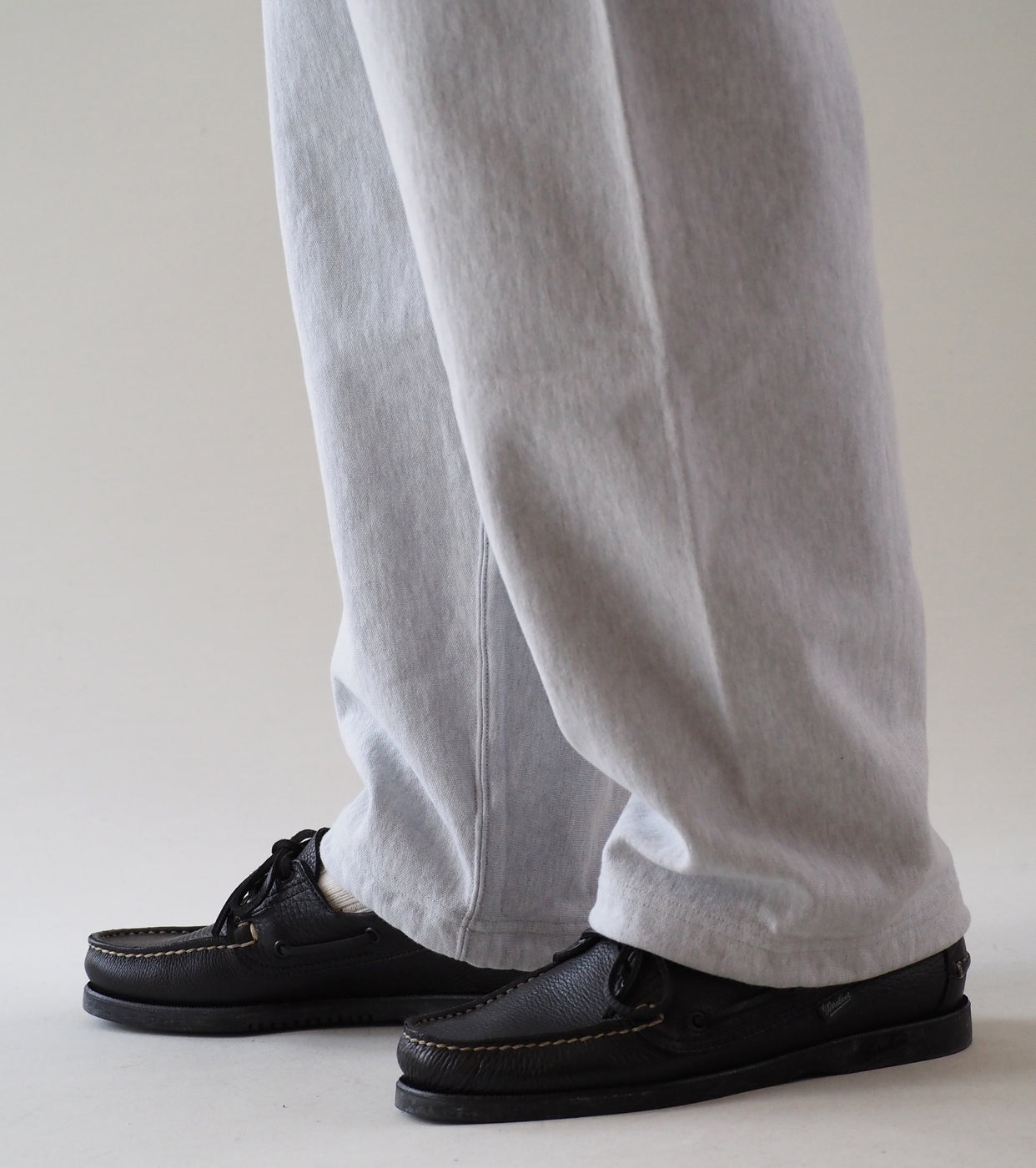 blurhms ROOTSTOCK シン スウェット パンツ, Heather White