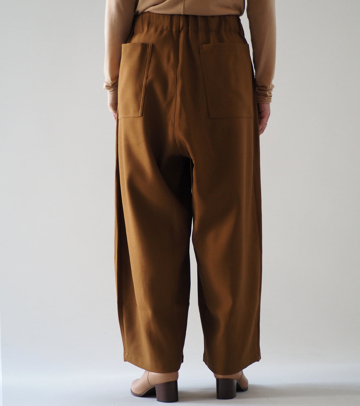 Yarmo ワークパンツ ポリサージ , Khaki
