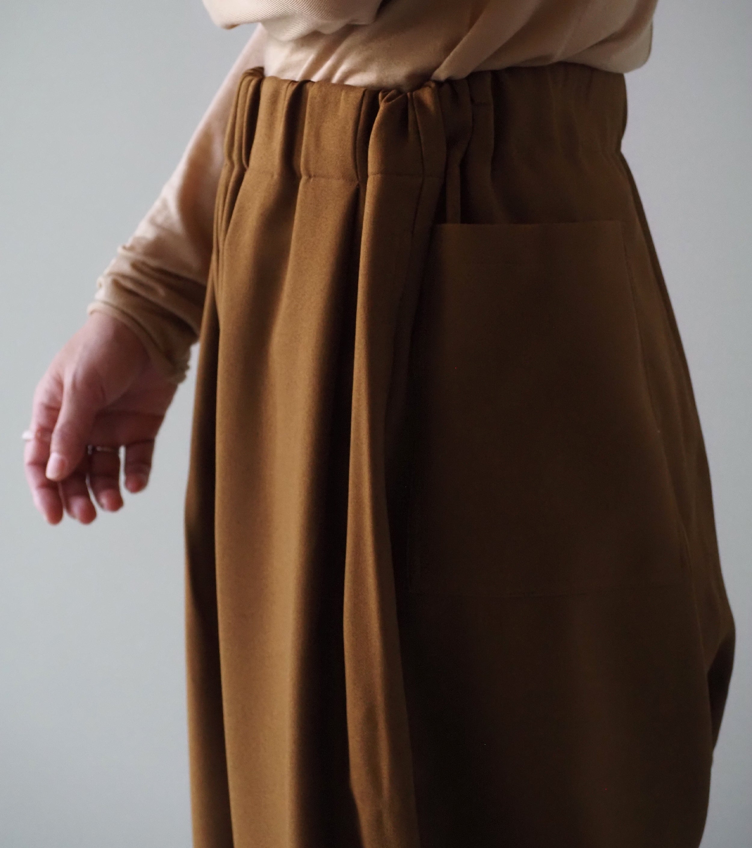 Yarmo ワークパンツ ポリサージ , Khaki