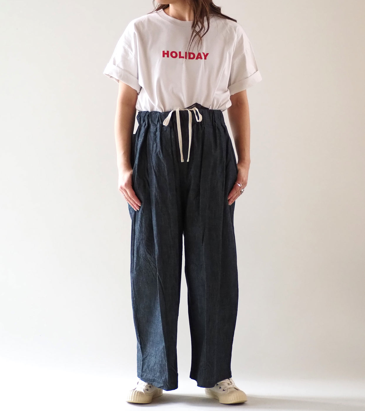 Yarmo ワーク パンツ, Indigo Chambray