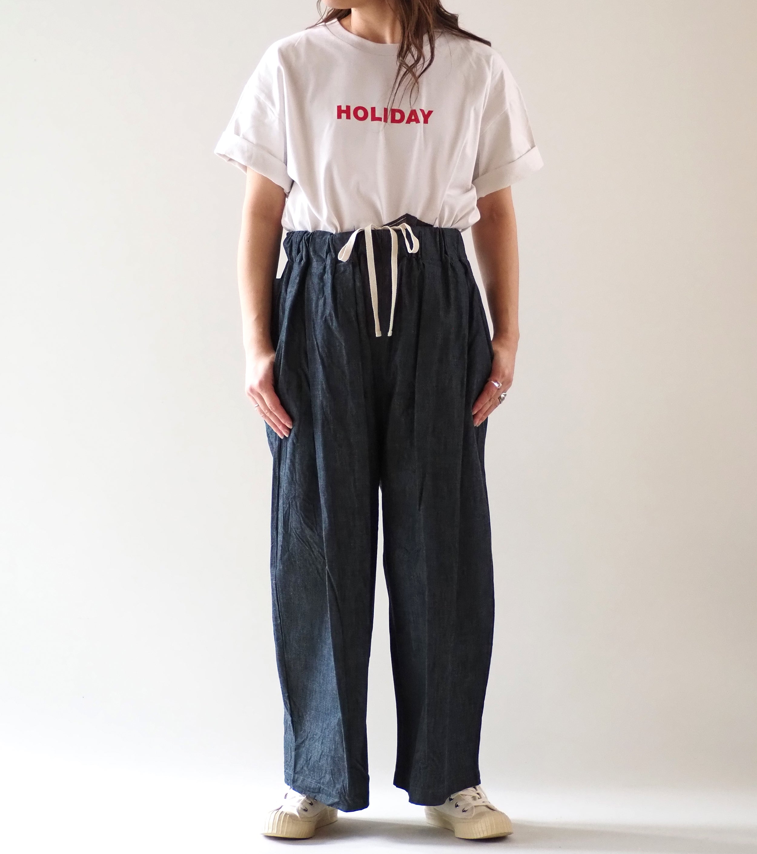 Yarmo ワーク パンツ, Indigo Chambray