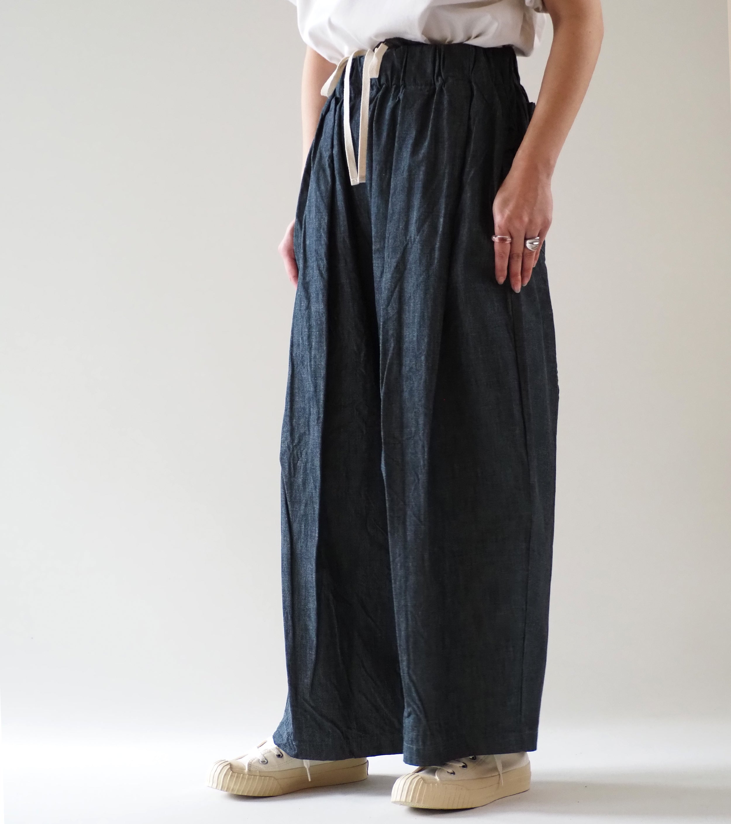 Yarmo ワーク パンツ, Indigo Chambray