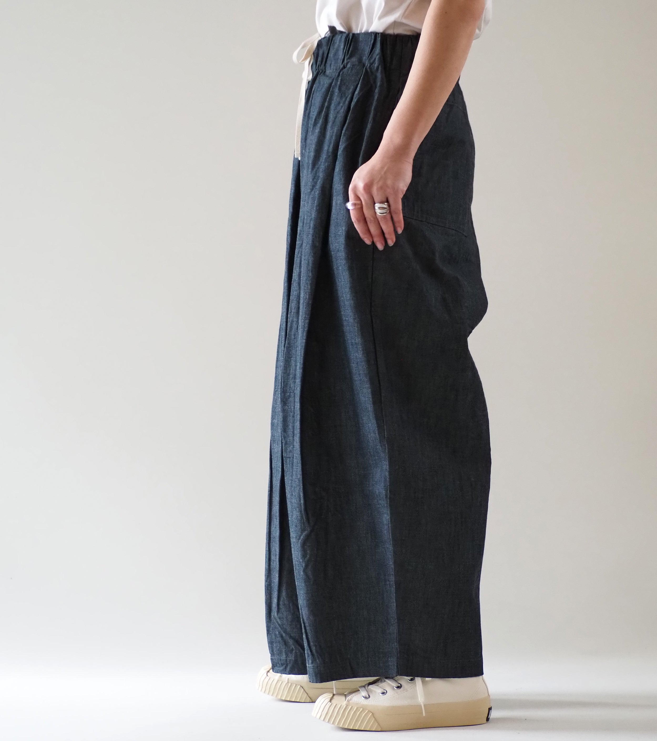 Yarmo ワーク パンツ, Indigo Chambray