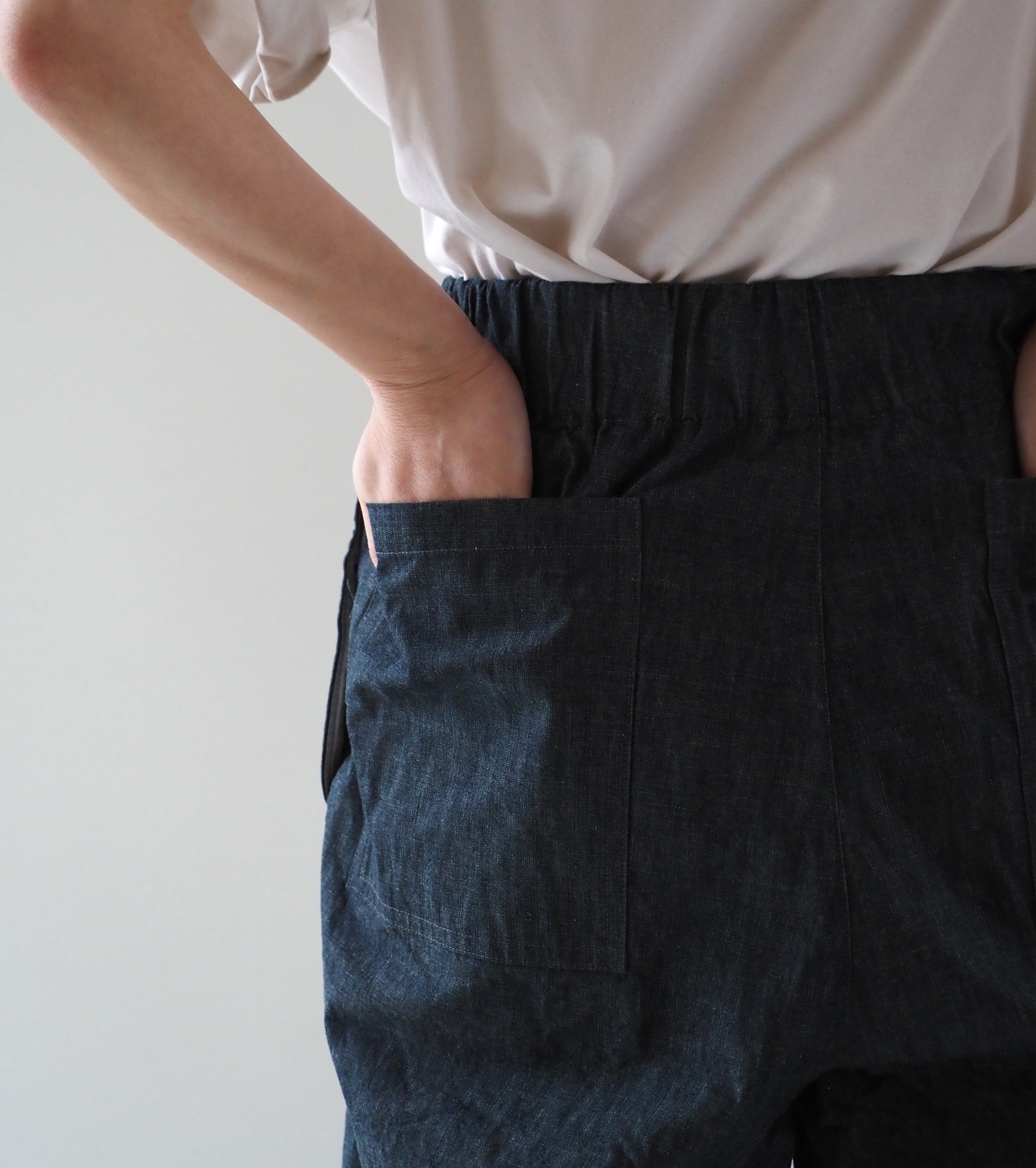 Yarmo ワーク パンツ, Indigo Chambray