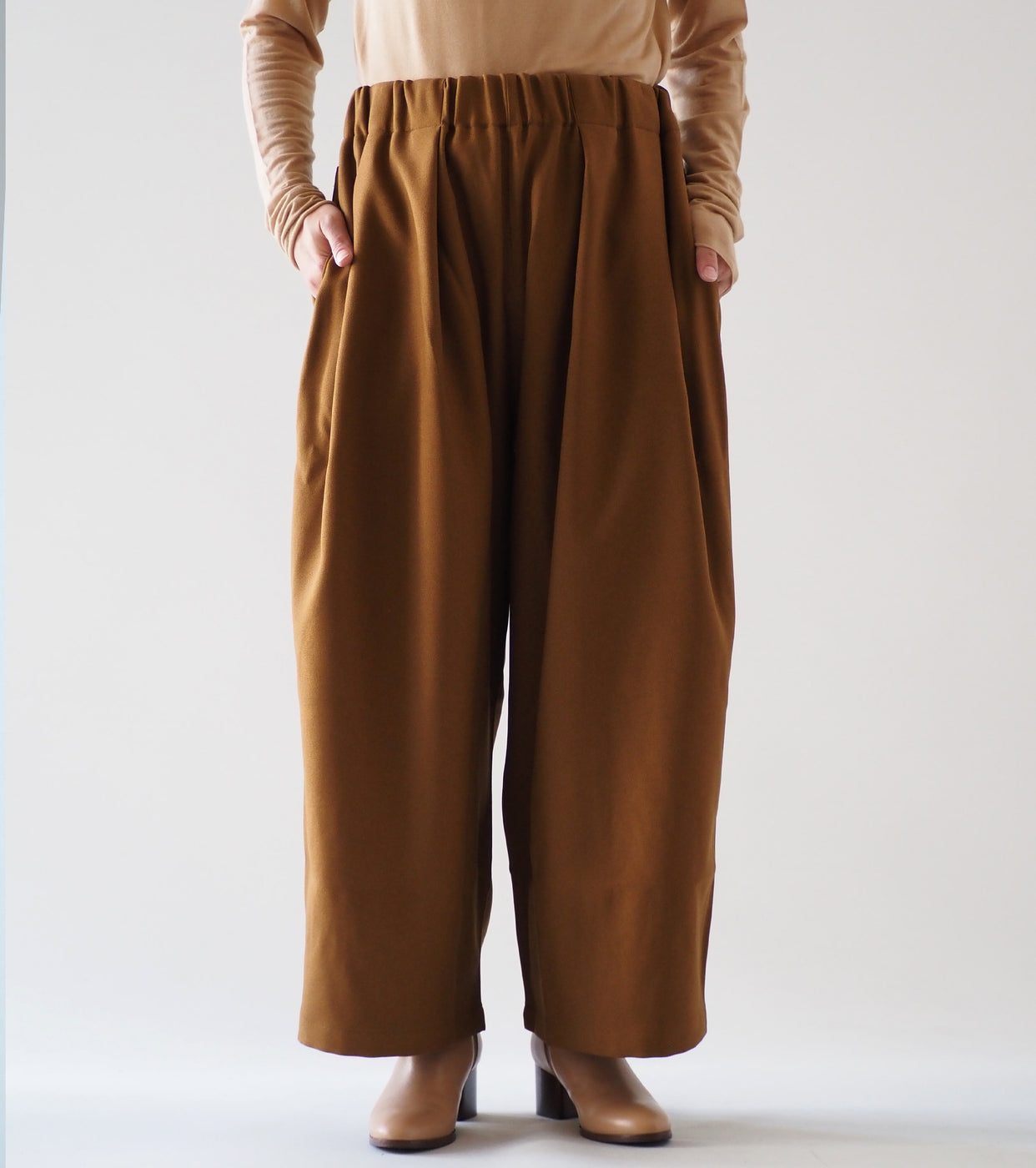 Yarmo ワークパンツ ポリサージ , Khaki