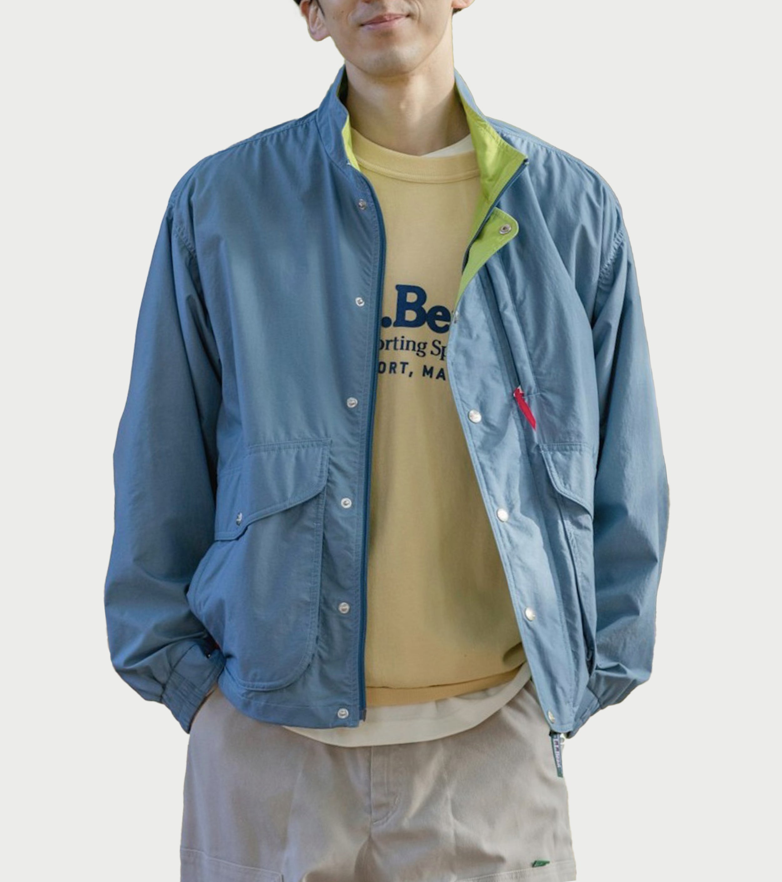 L.L.Bean JAPAN EDITION ビーンズ ウィンディ リッジ ジャケット,  Stone Blue