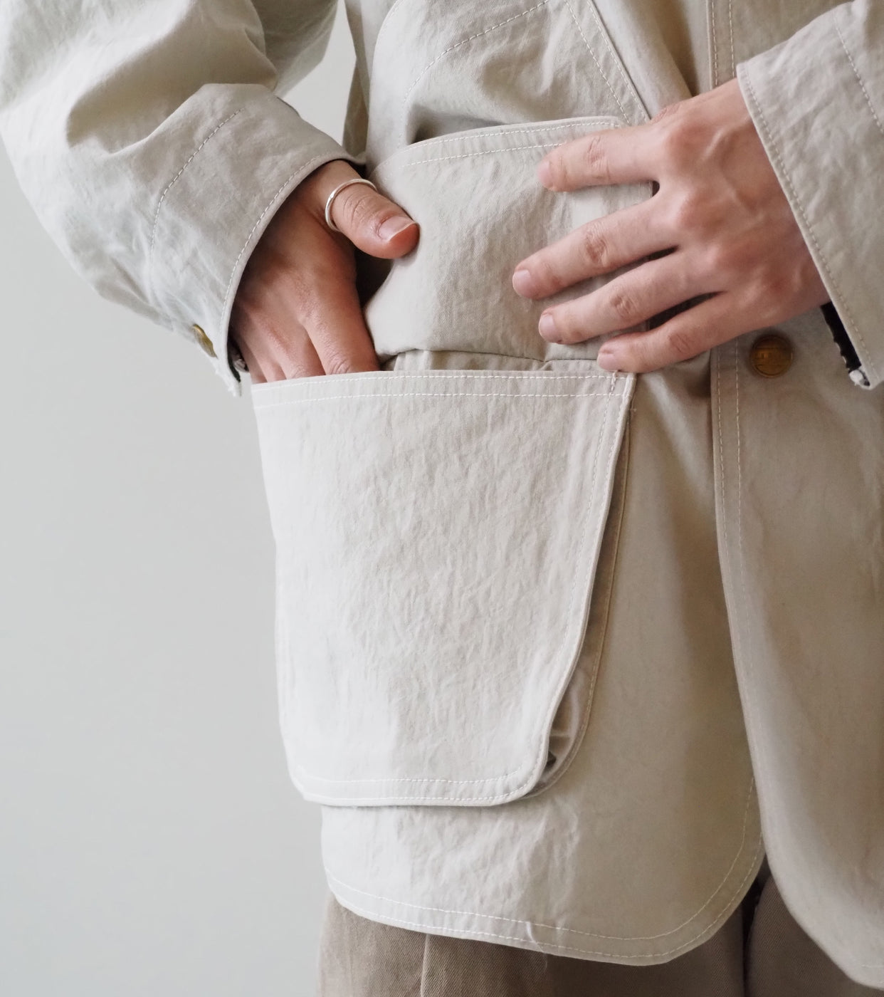 L.L.Bean JAPAN EDITION メンズ ビーンズ フィールド コート, Sand