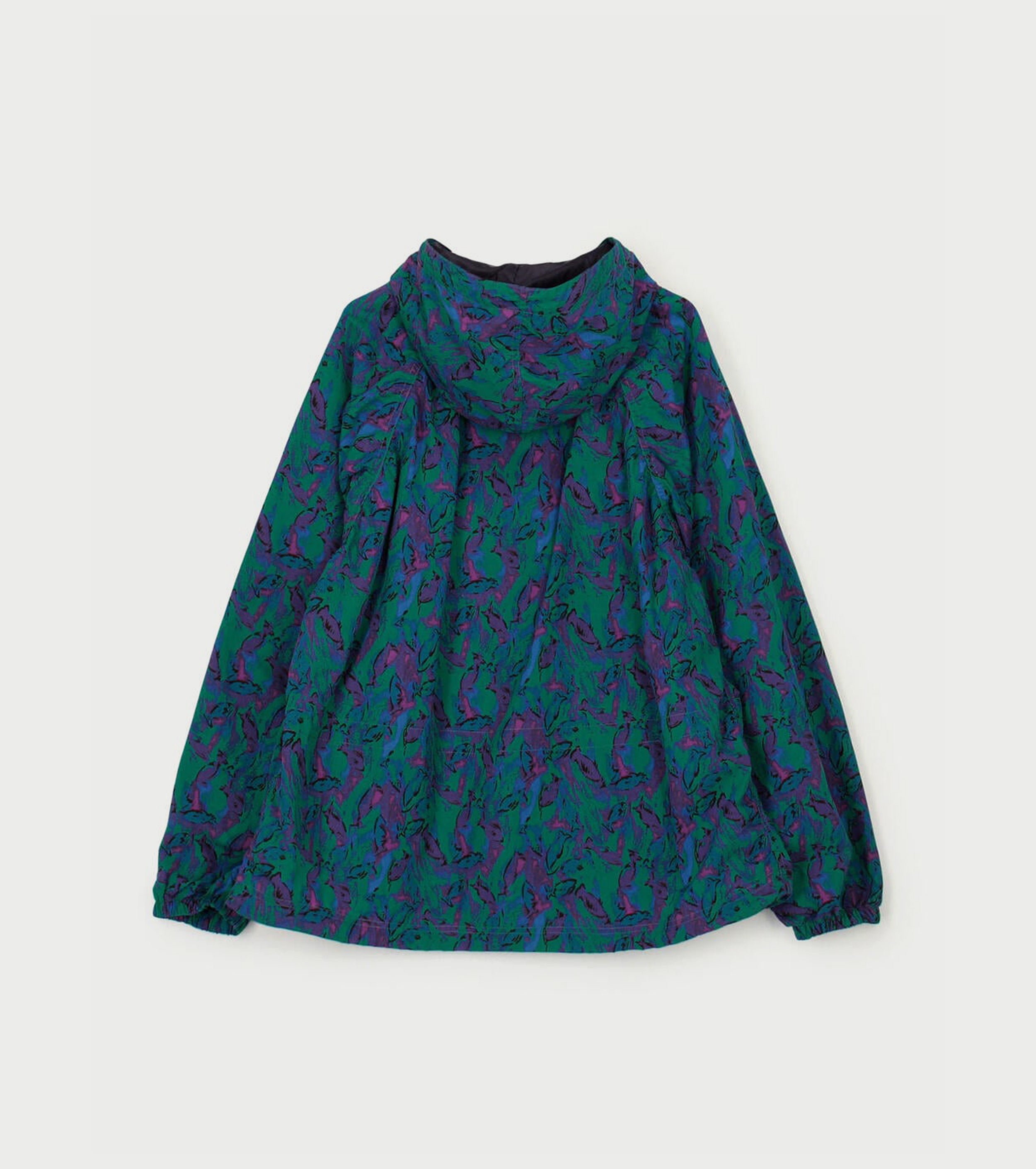 L.L.Bean JAPAN EDITION メンズ  ミロ アノラック プリント , School of Fish