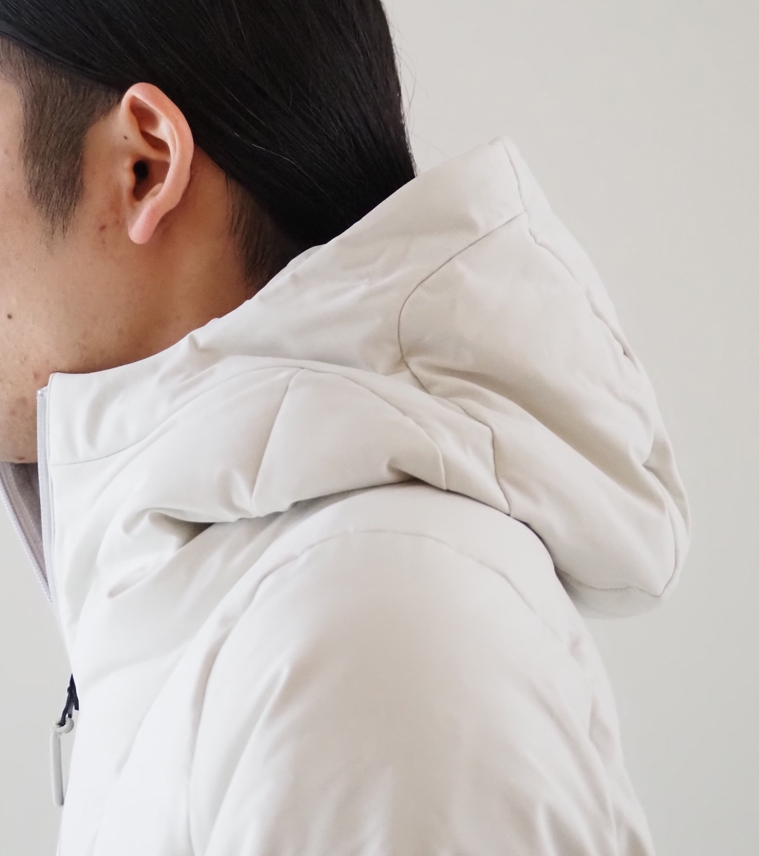 MIZUSAWA DOWN JACKET "SHUTTLE",White