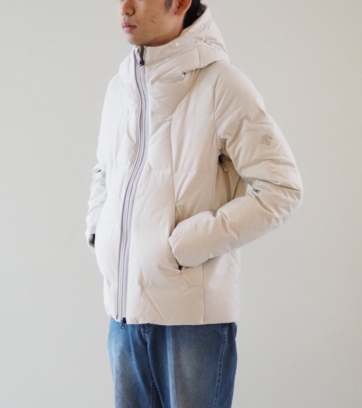 MIZUSAWA DOWN JACKET "SHUTTLE",White