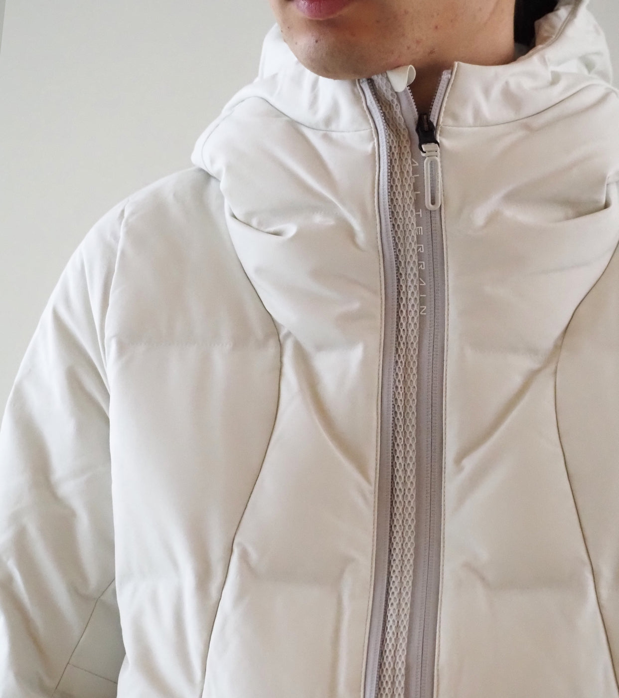 MIZUSAWA DOWN JACKET "SHUTTLE",White