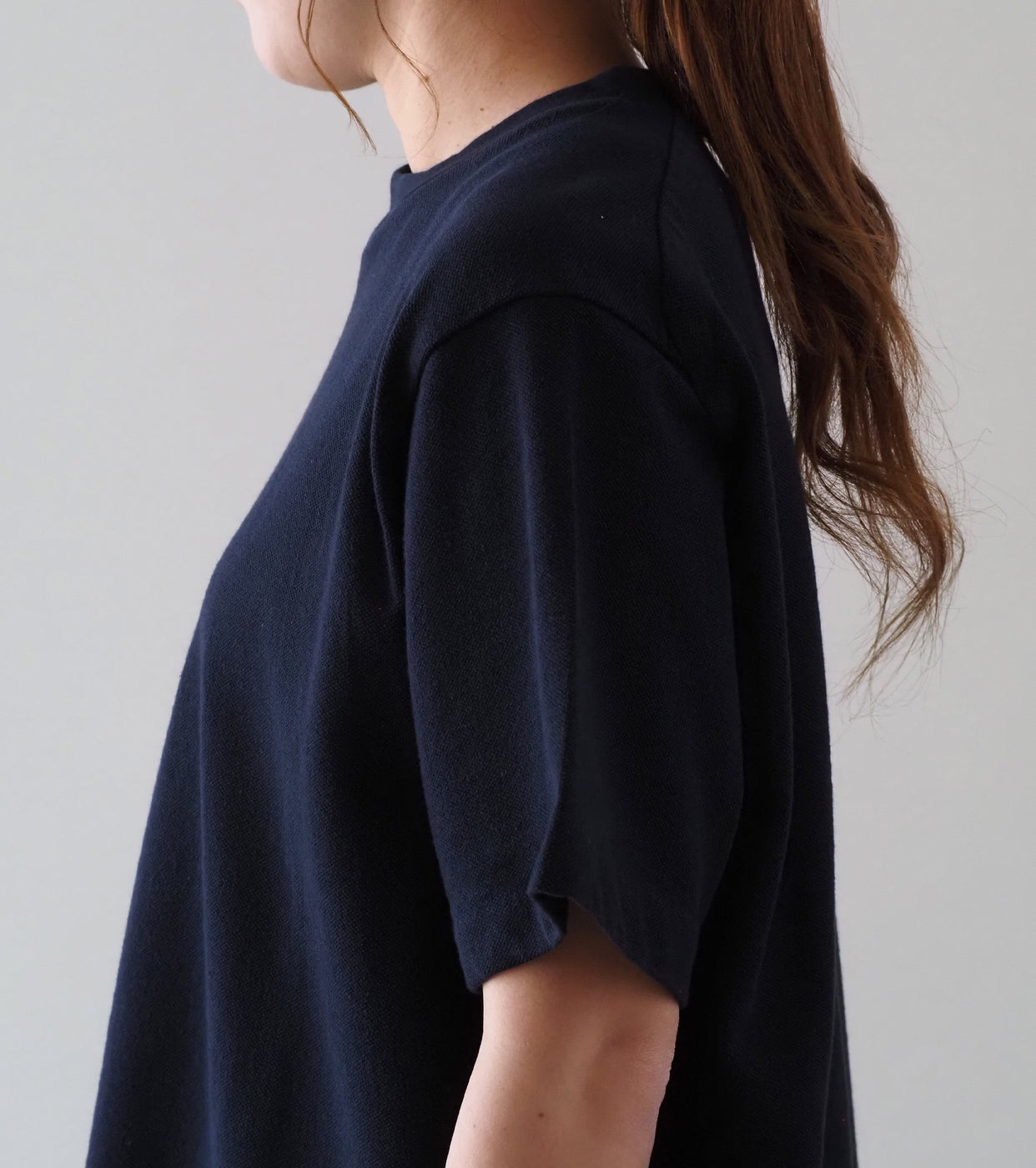 YAECA ピケ ティーシャツ ＜UNISEX＞ , Navy
