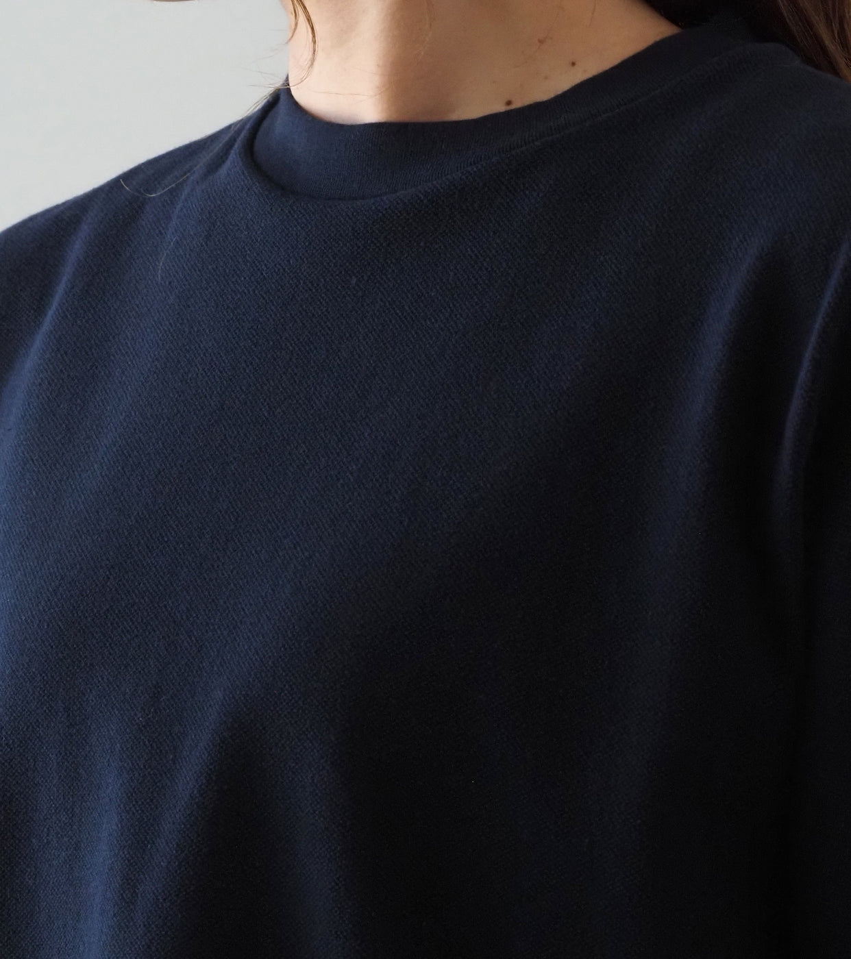 YAECA ピケ ティーシャツ ＜UNISEX＞ , Navy