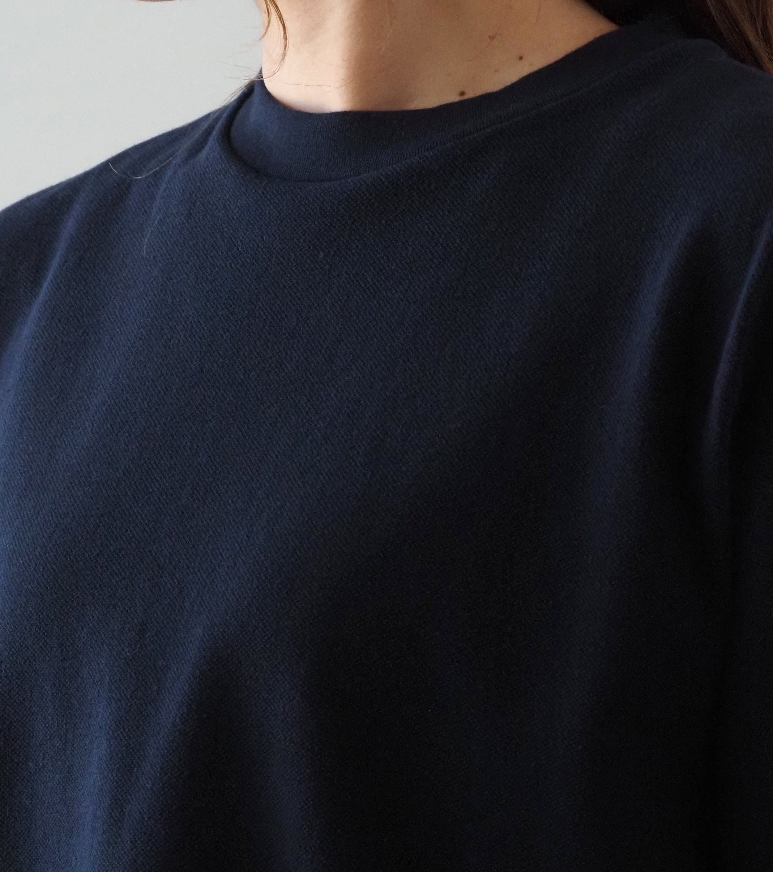 YAECA ピケ ティーシャツ ＜UNISEX＞ , Navy
