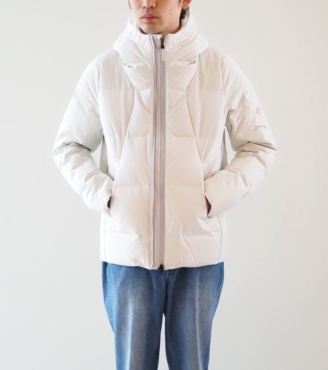 MIZUSAWA DOWN JACKET "SHUTTLE",White