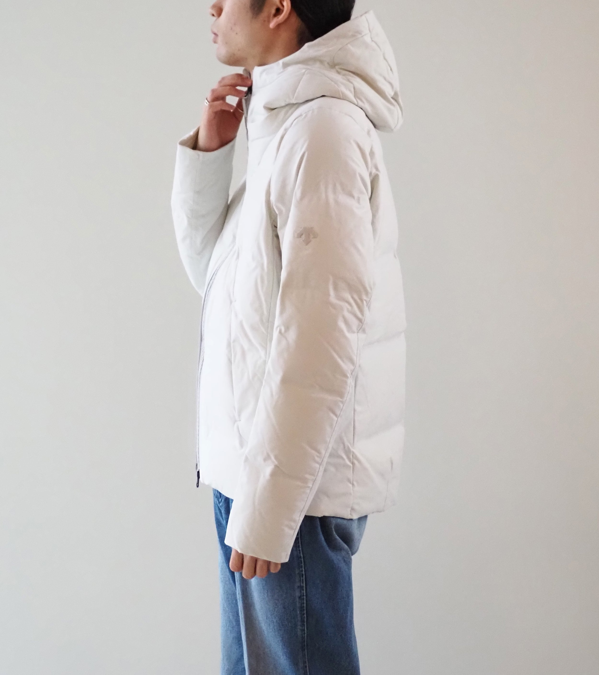 MIZUSAWA DOWN JACKET "SHUTTLE",White