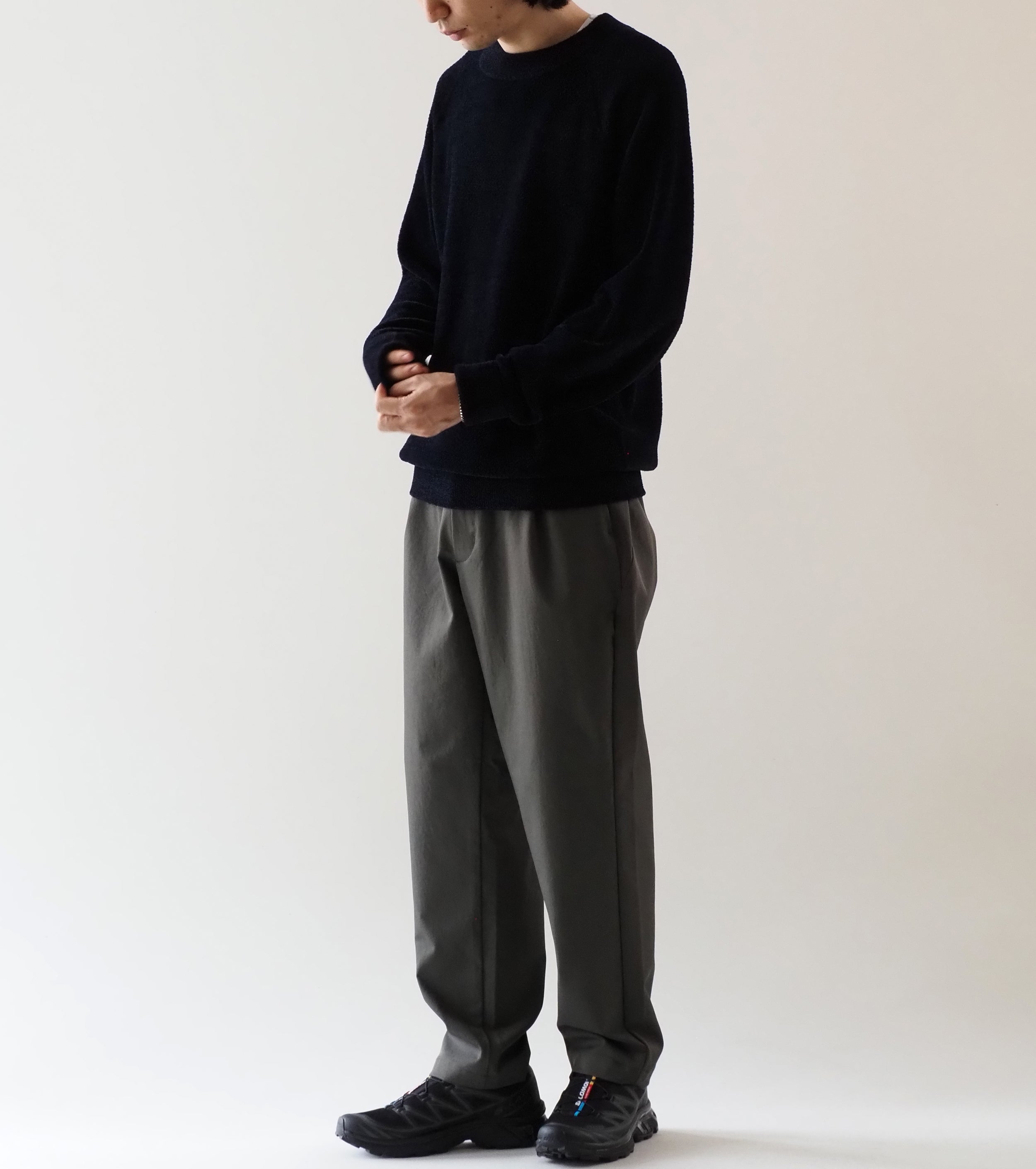 Goldwin Mesh Pile Crew , Ink Navy