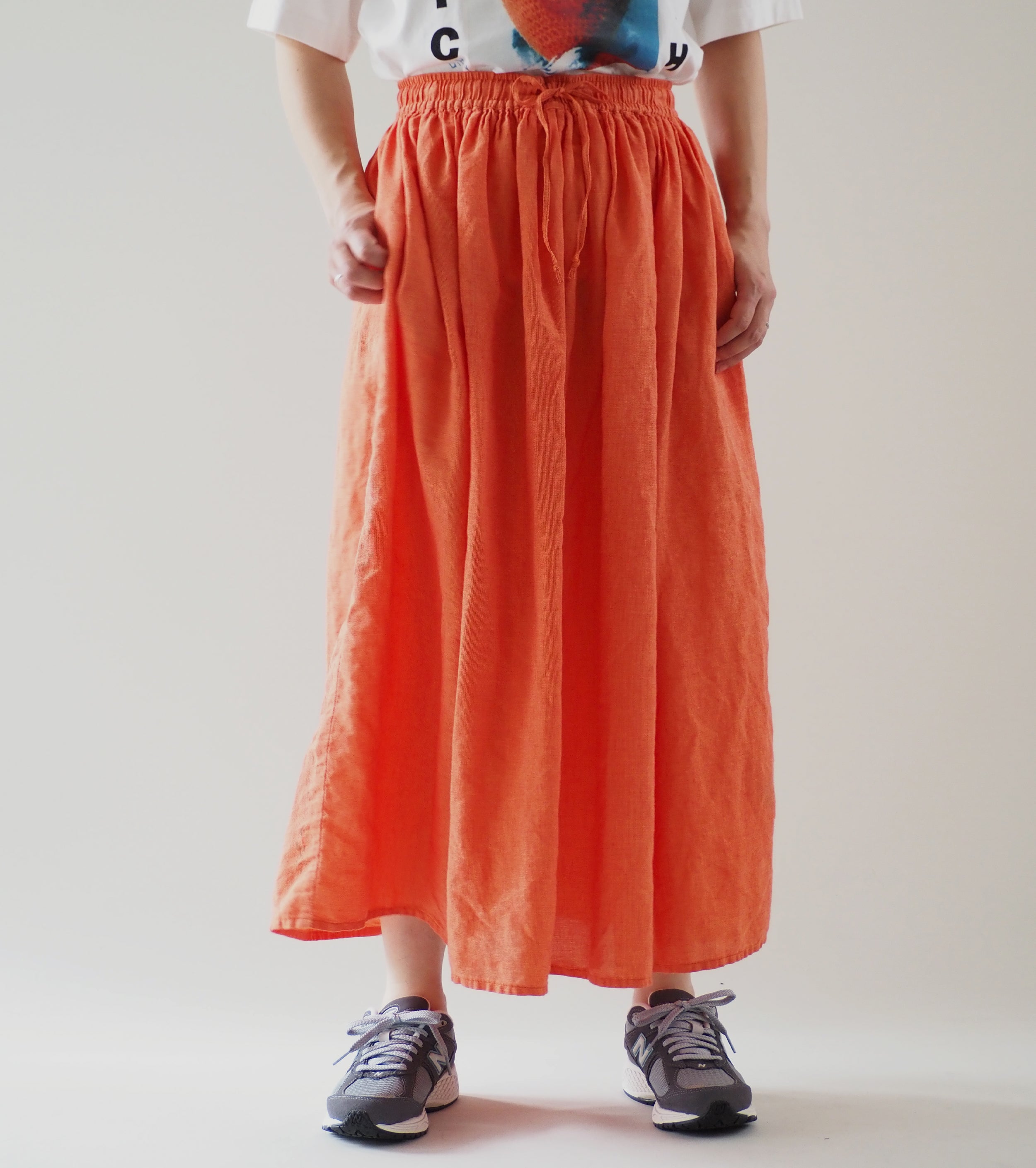 orslow Gathered skirt, Orange