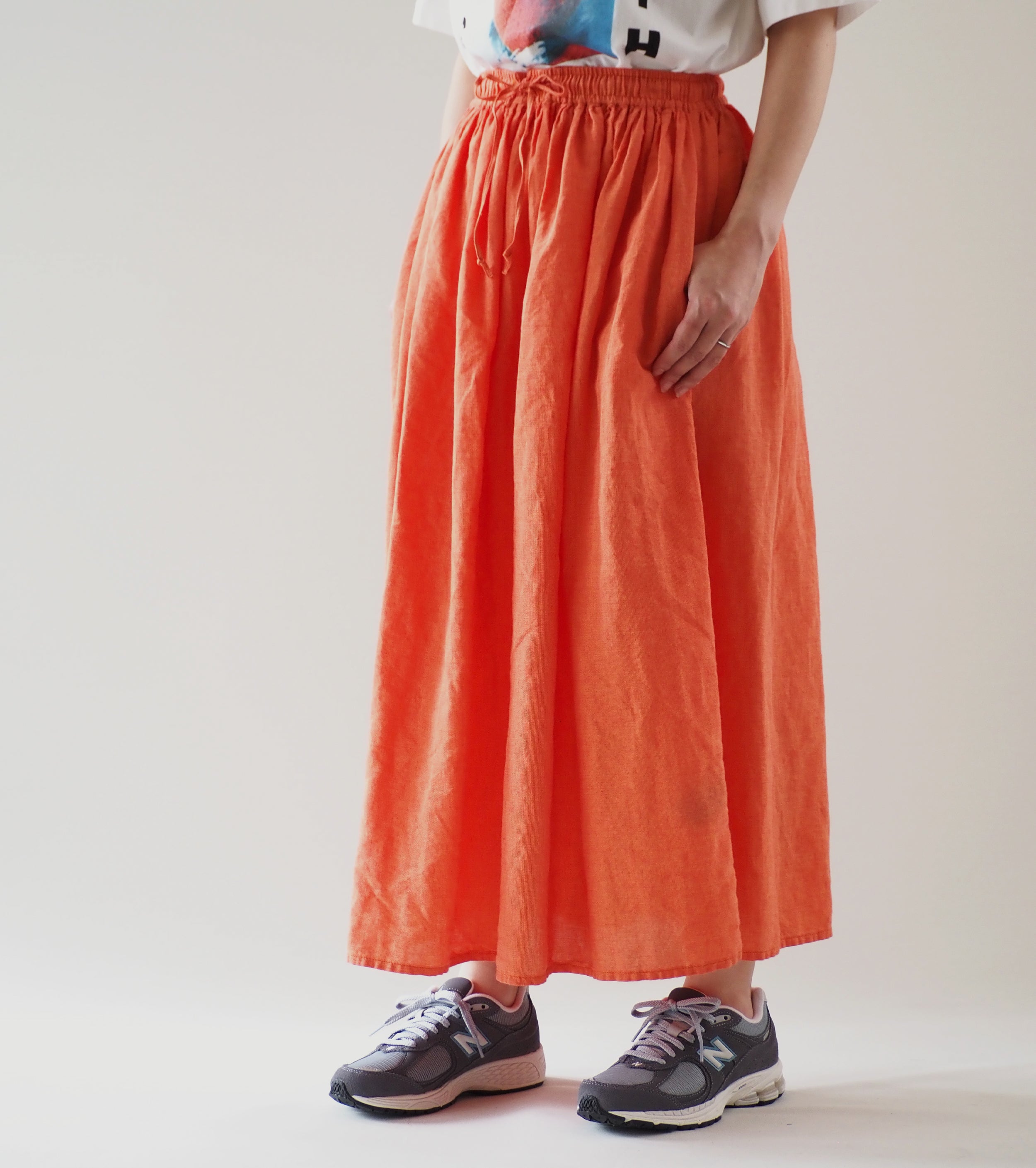 orslow Gathered skirt, Orange