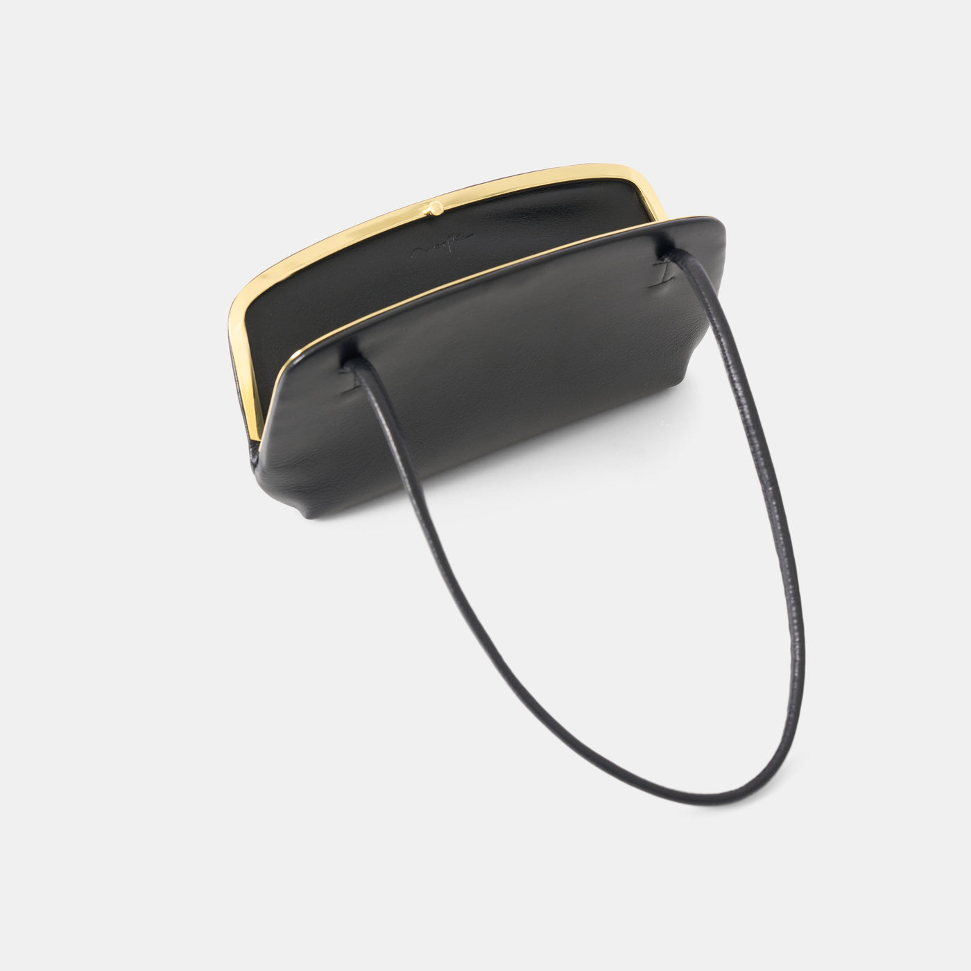 Morphee SAC À MAIN フレームド ワンショルダー バッグ , Black ＜GOLD＞