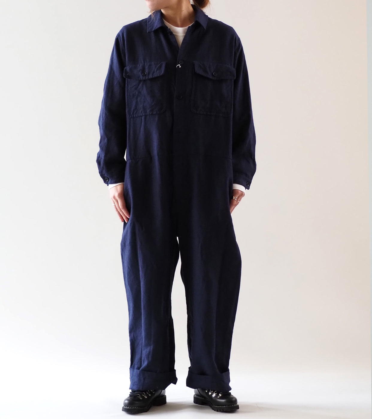 YAECA CANVAS DESIGN オールインワン , Kusaki Navy