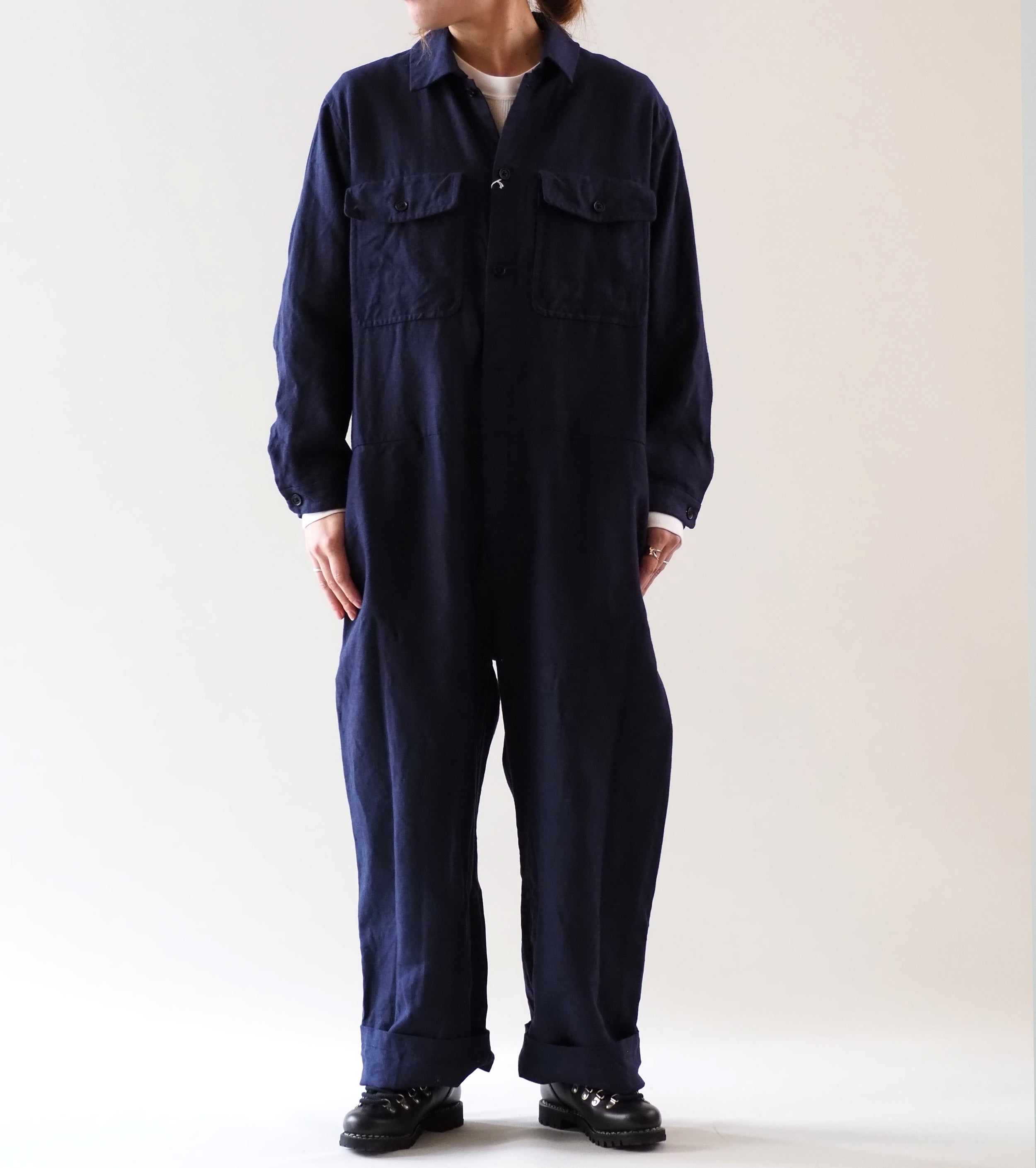 YAECA CANVAS DESIGN オールインワン , Kusaki Navy