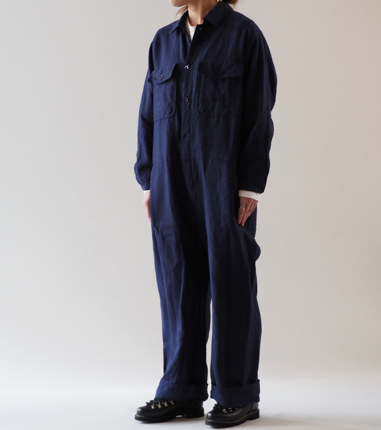 YAECA CANVAS DESIGN オールインワン , Kusaki Navy