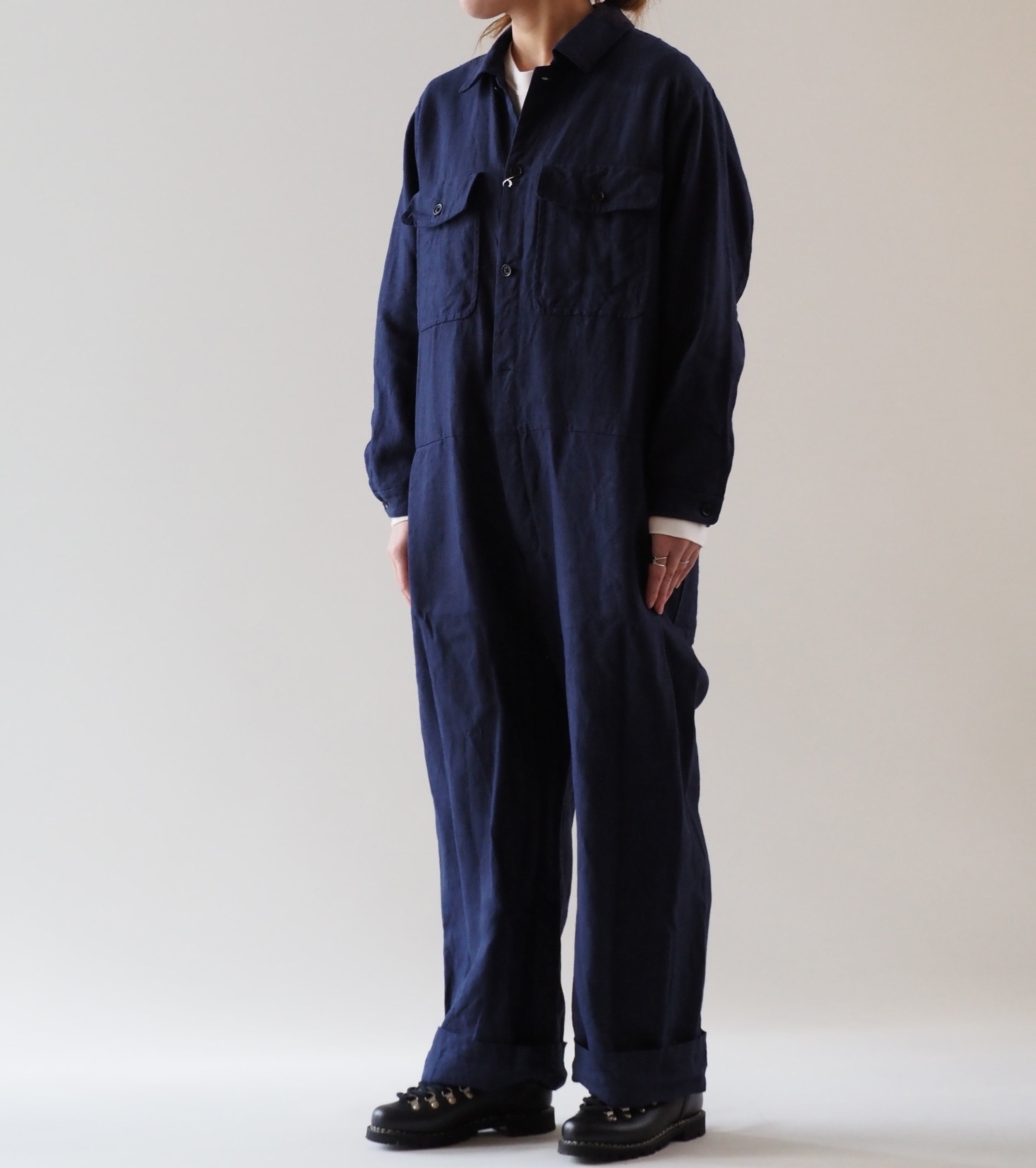 YAECA CANVAS DESIGN オールインワン , Kusaki Navy