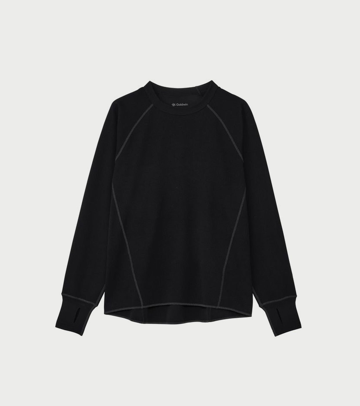 Goldwin フラット ワッフル トップ , Black