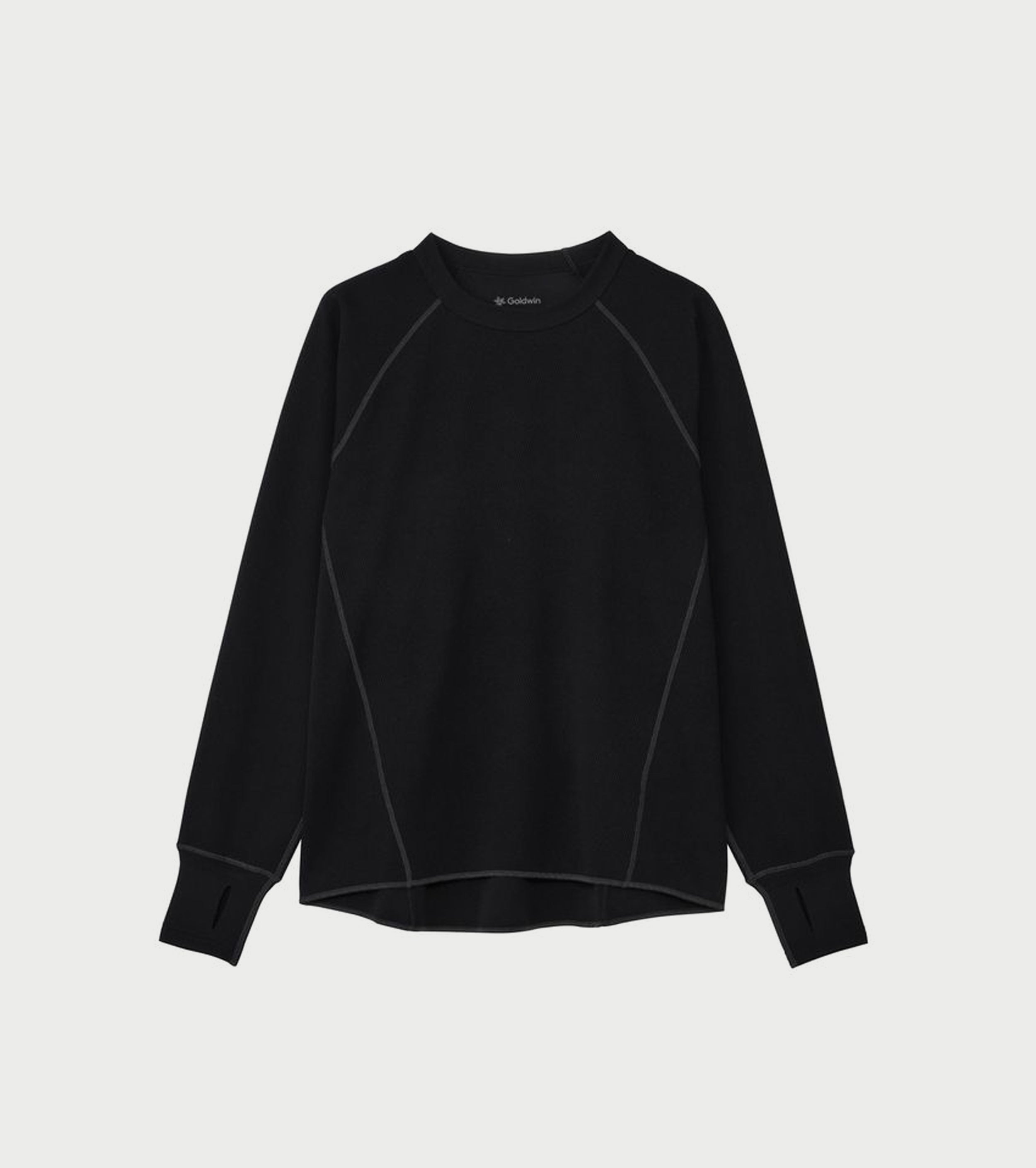 Goldwin フラット ワッフル トップ , Black