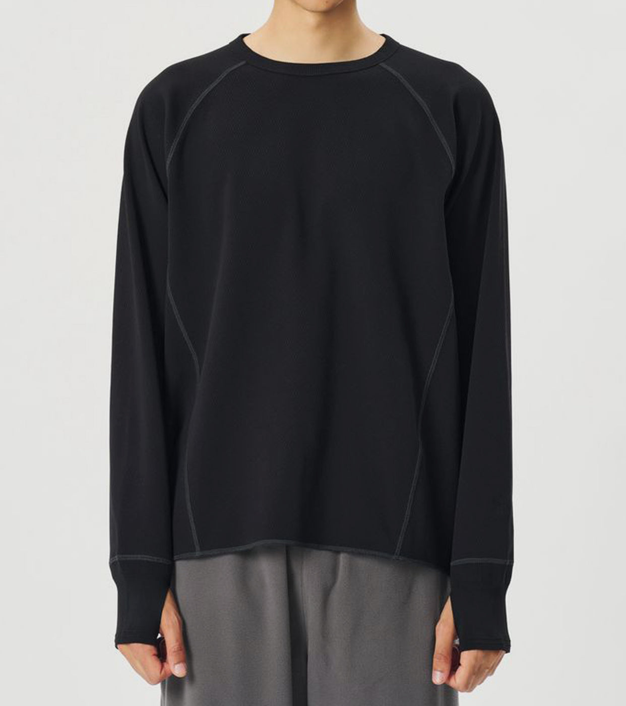 Goldwin フラット ワッフル トップ , Black