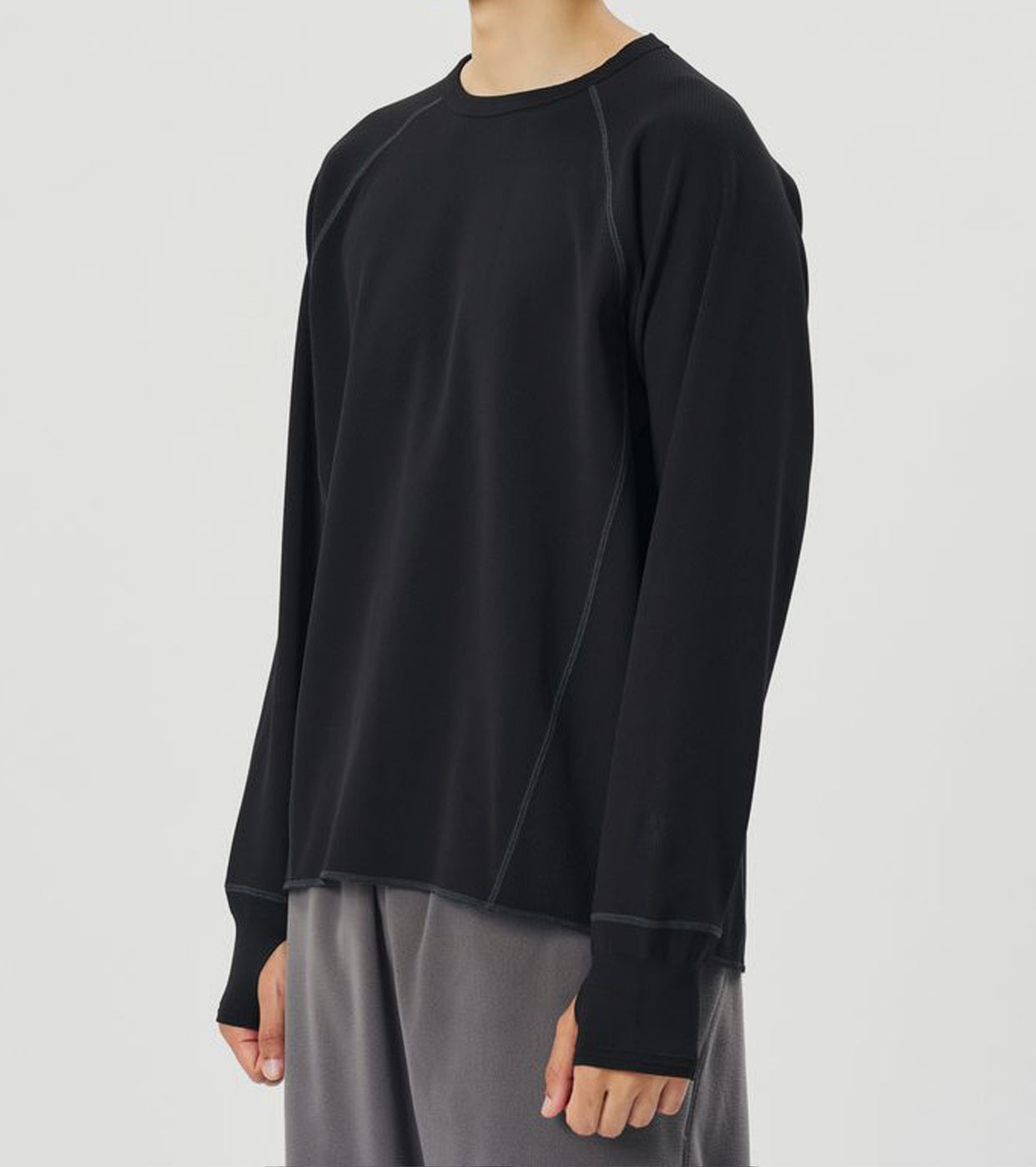 Goldwin フラット ワッフル トップ , Black