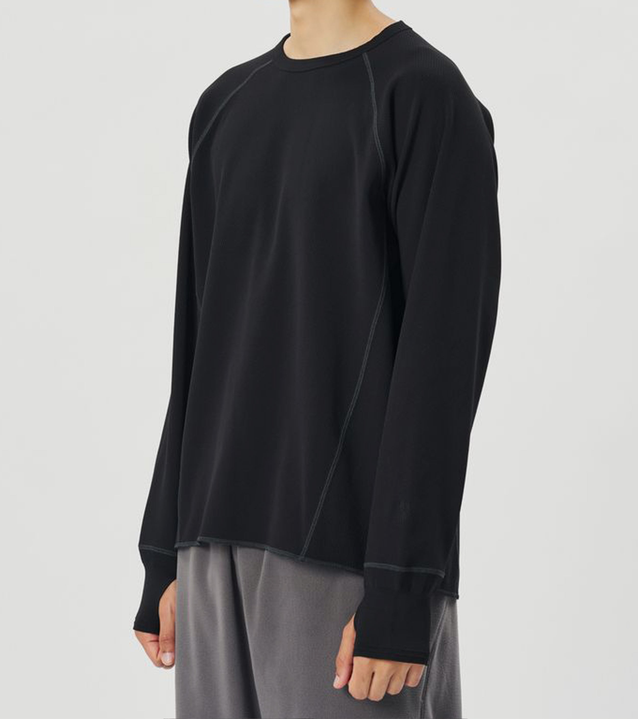 Goldwin フラット ワッフル トップ , Black