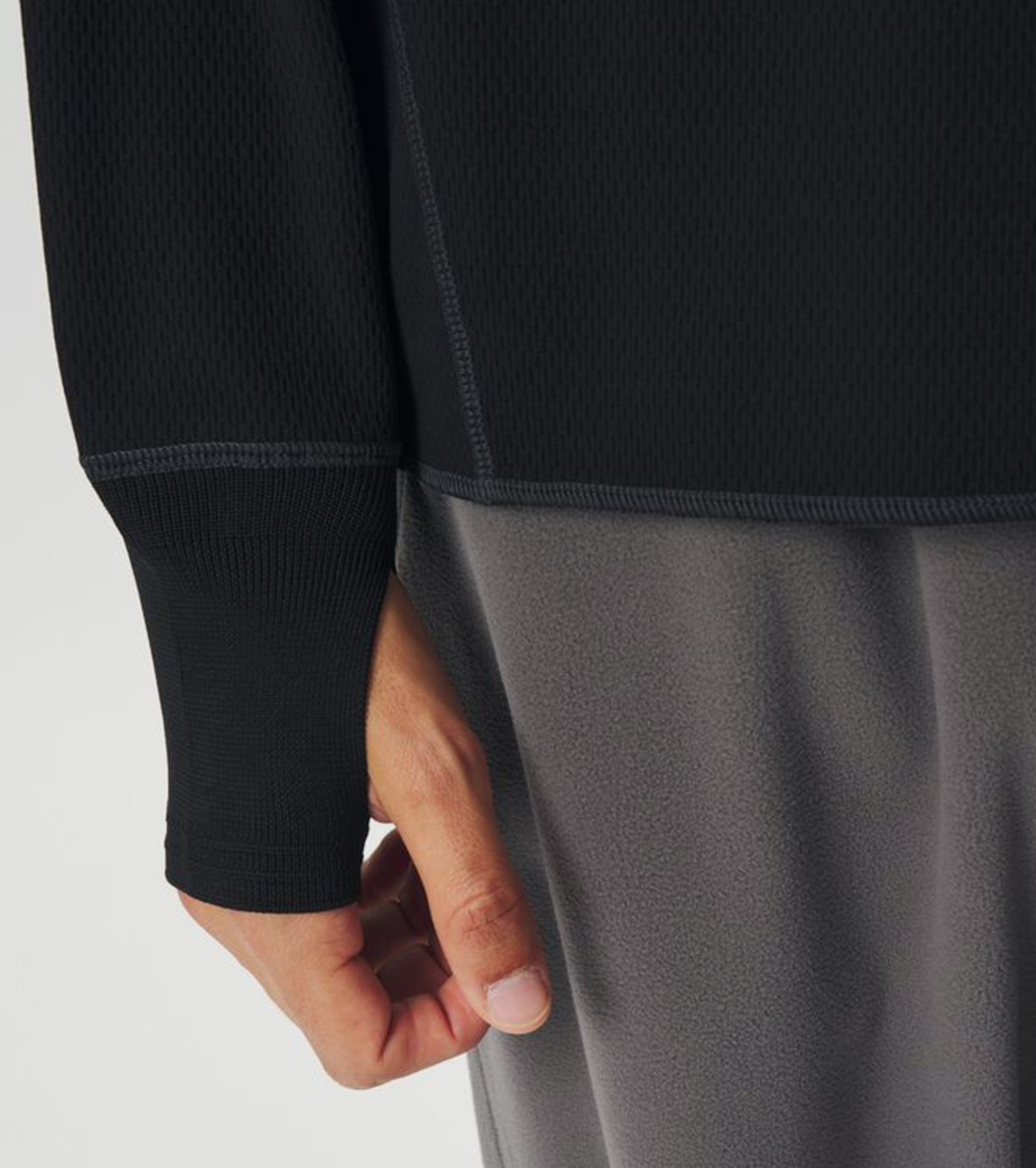 Goldwin フラット ワッフル トップ , Black
