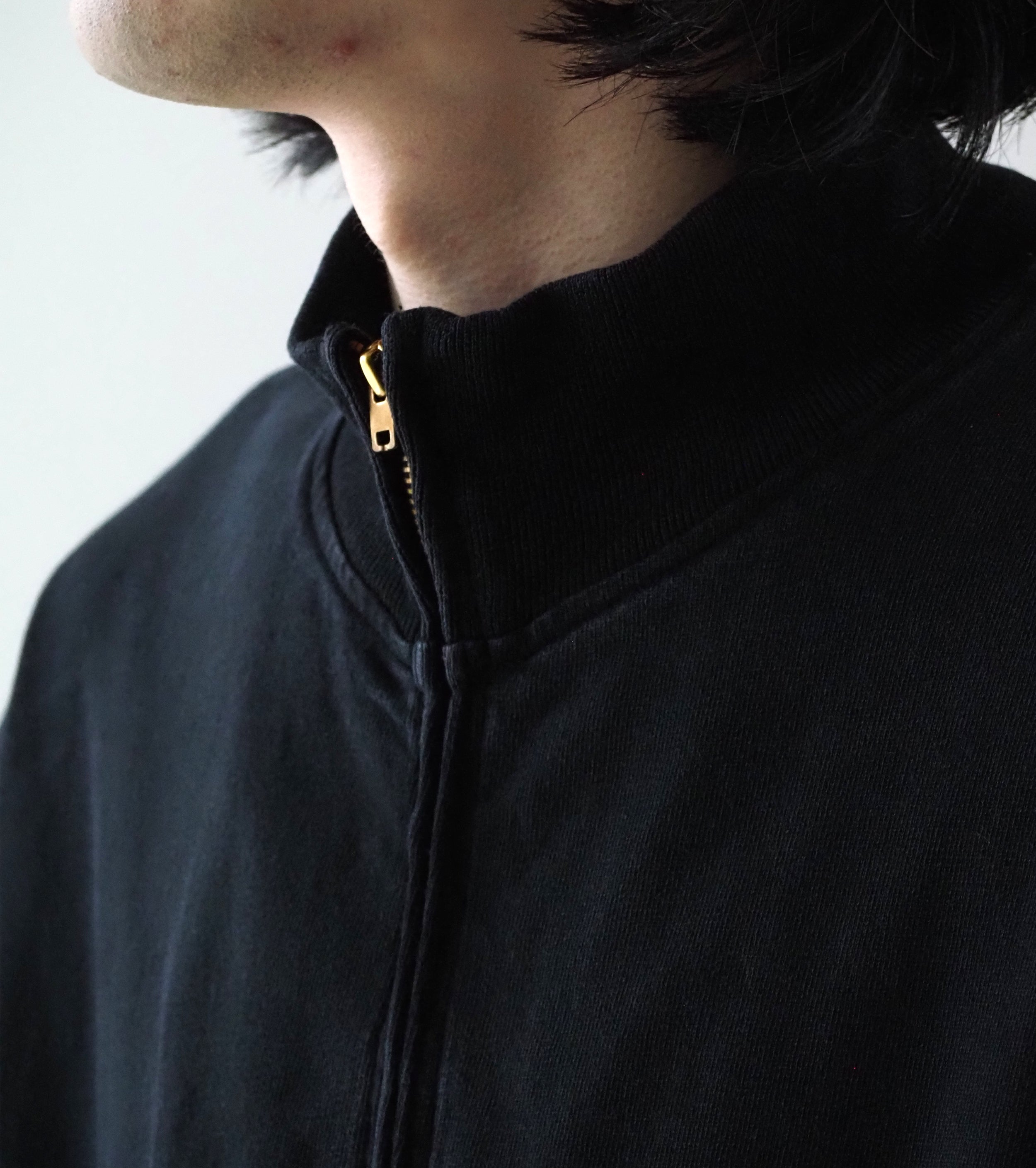 COMOLI Cotton Jersey G8 Jacket , Black