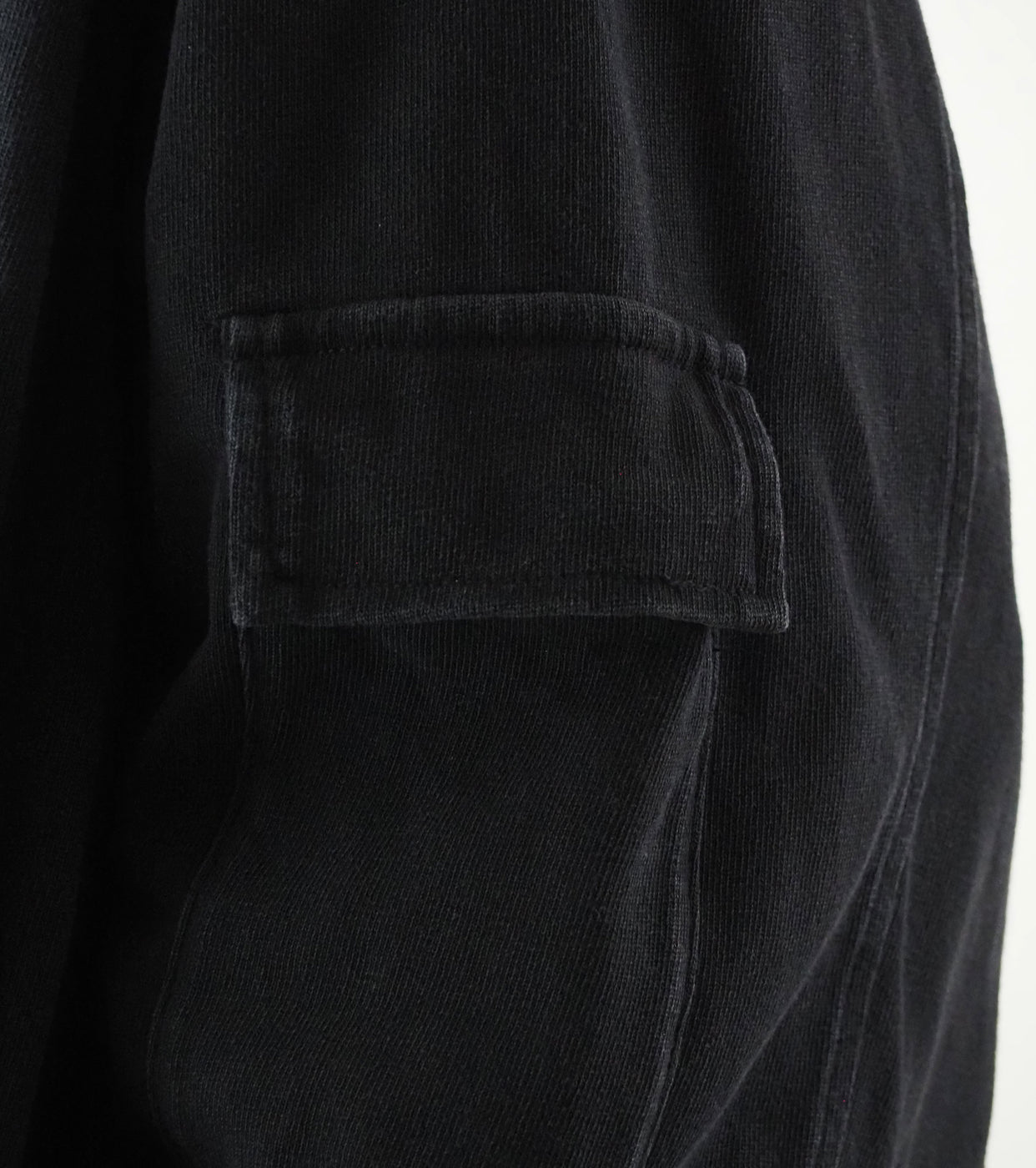 COMOLI Cotton Jersey G8 Jacket , Black
