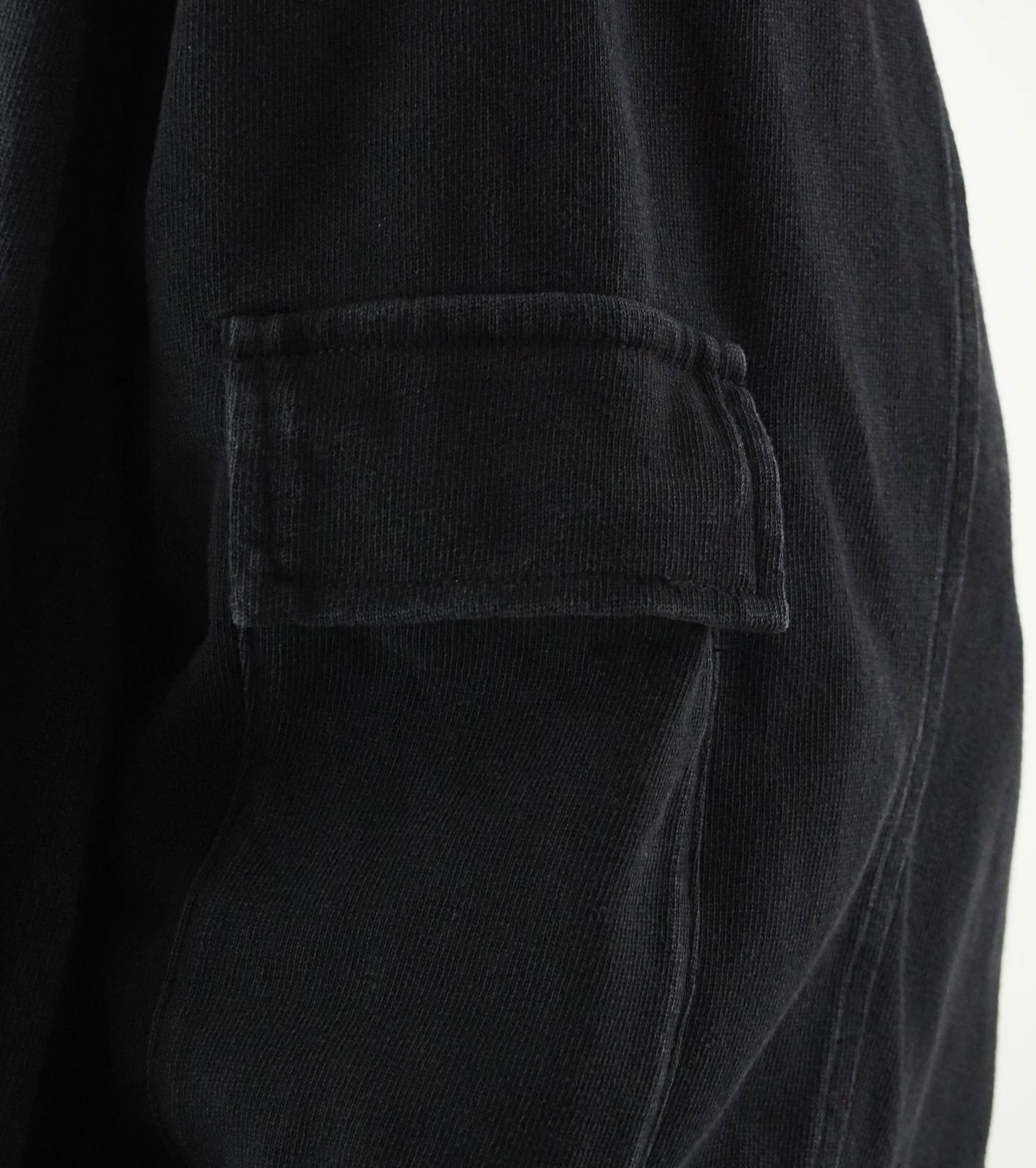 COMOLI Cotton Jersey G8 Jacket , Black